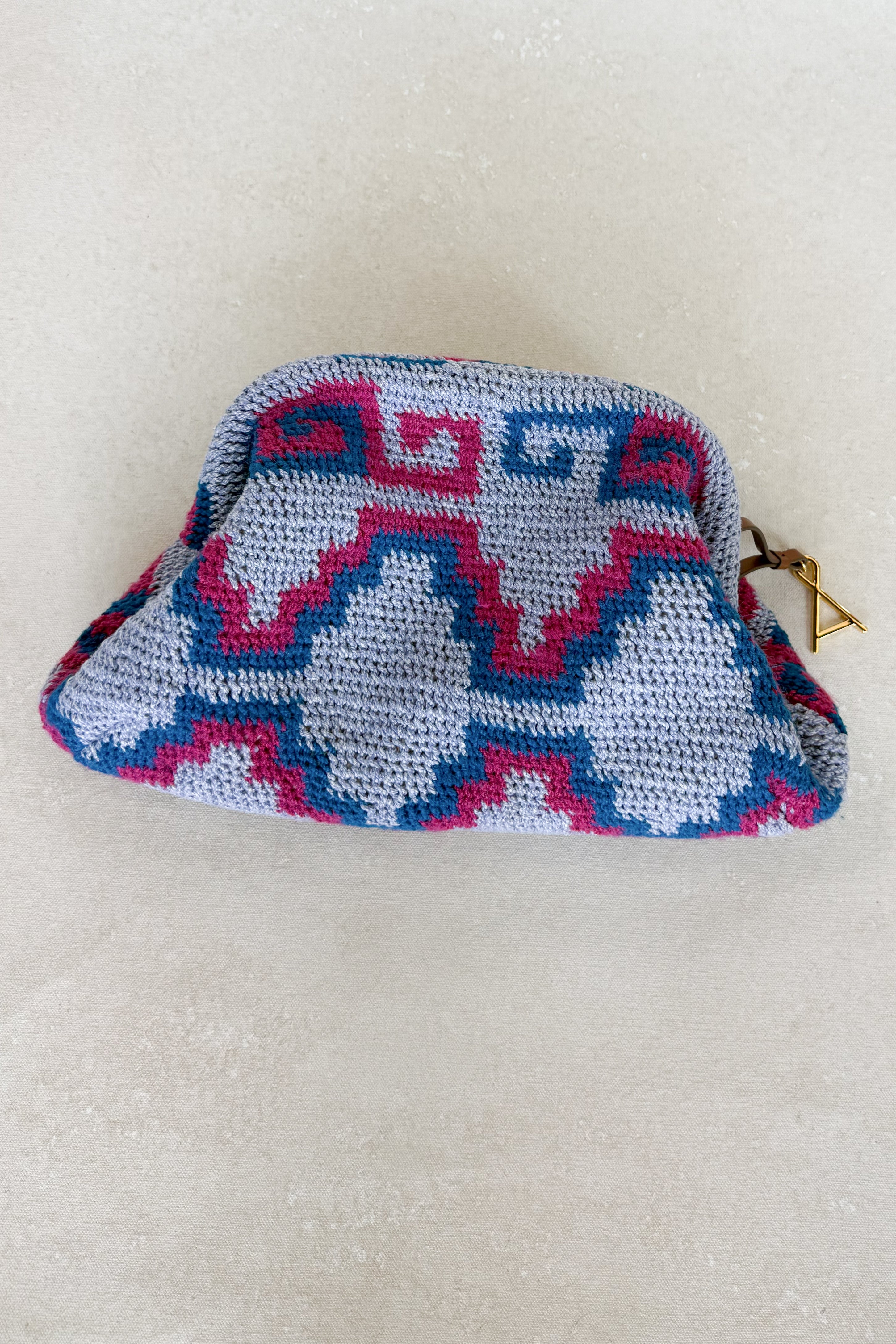 New Groove Bilum Clutch by Goroka Collective 1/1