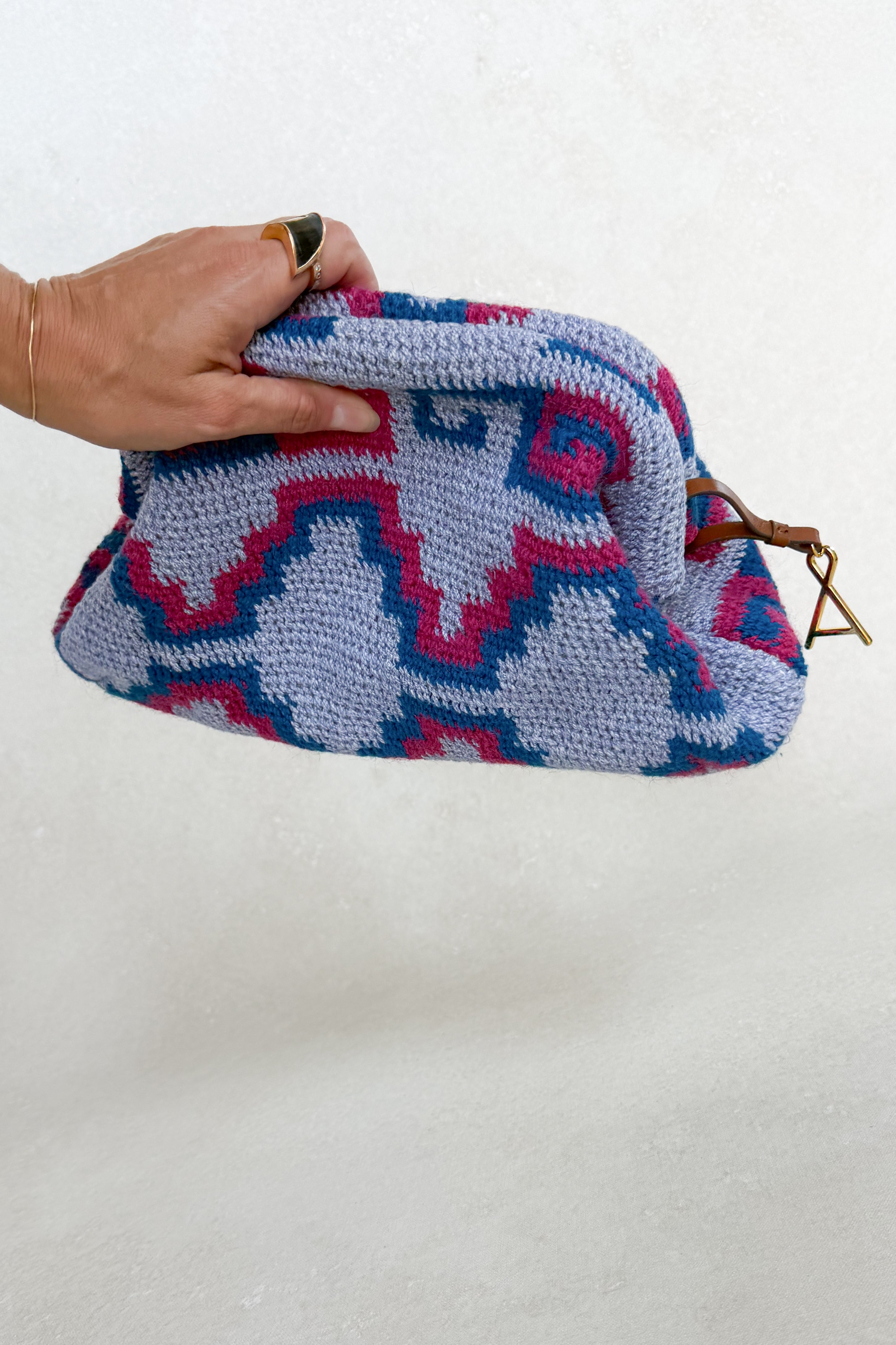 New Groove Bilum Clutch by Goroka Collective 1/1