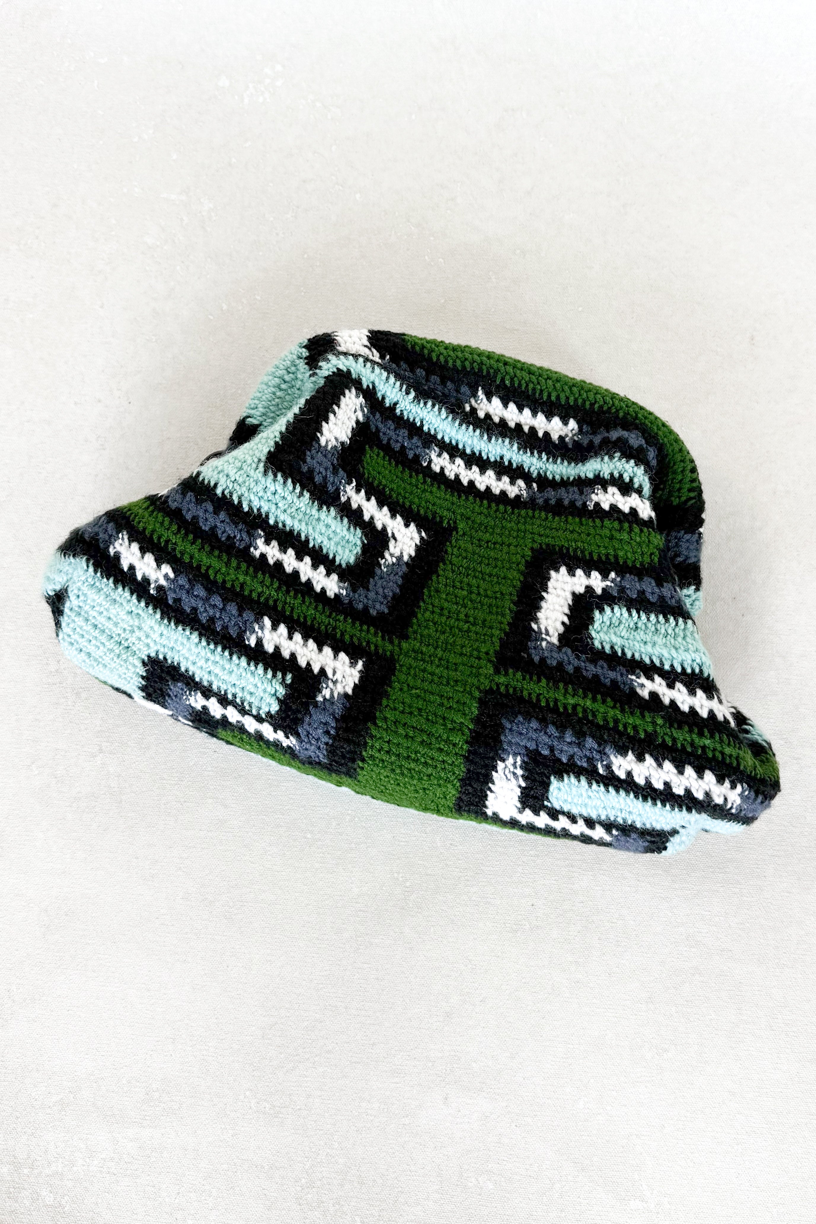 Retro Snake Bilum Clutch by Goroka Collective 1/1