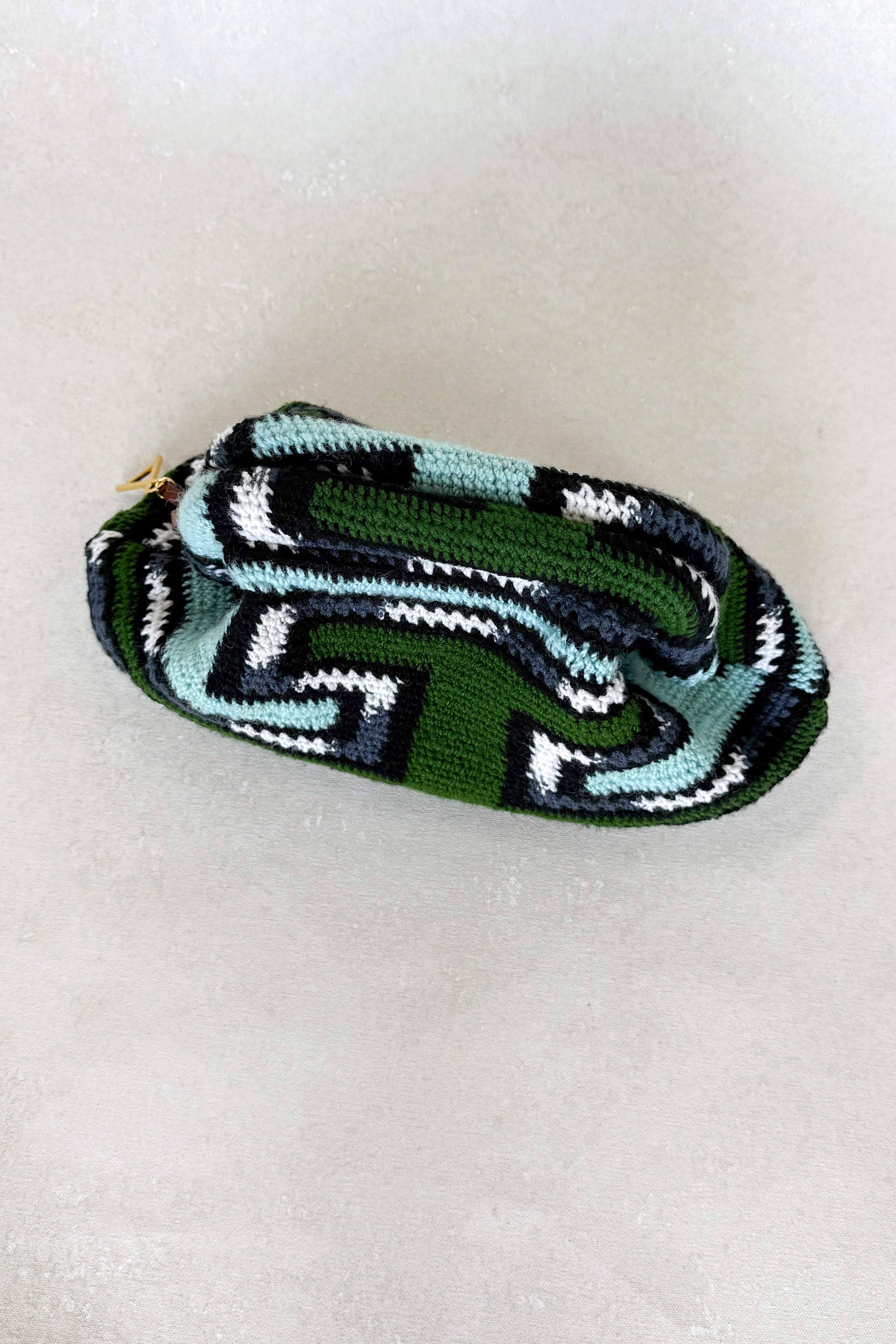 Retro Snake Bilum Clutch by Goroka Collective 1/1