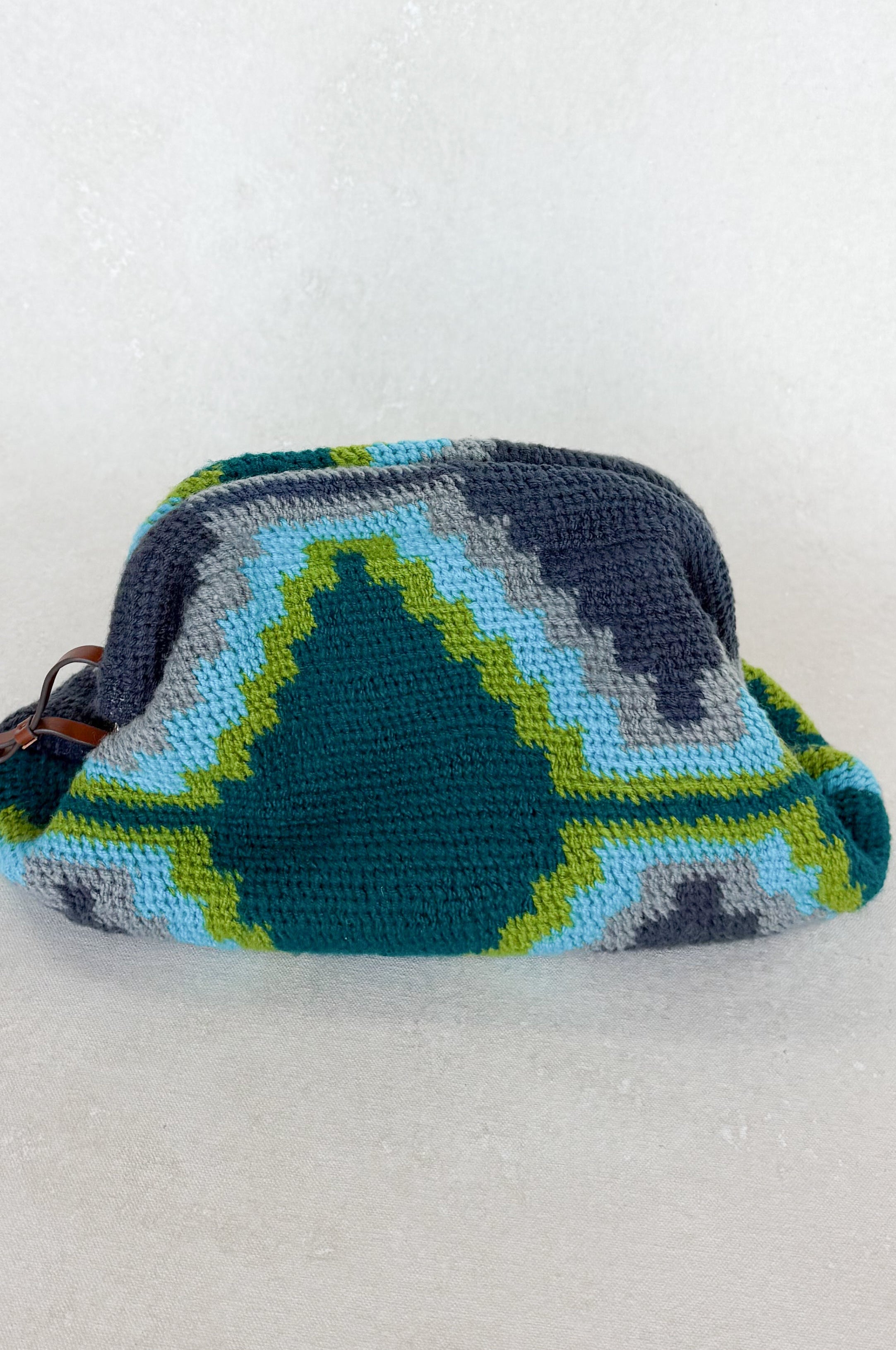 Sea Glass Bilum Clutch by Goroka Collective 1/1