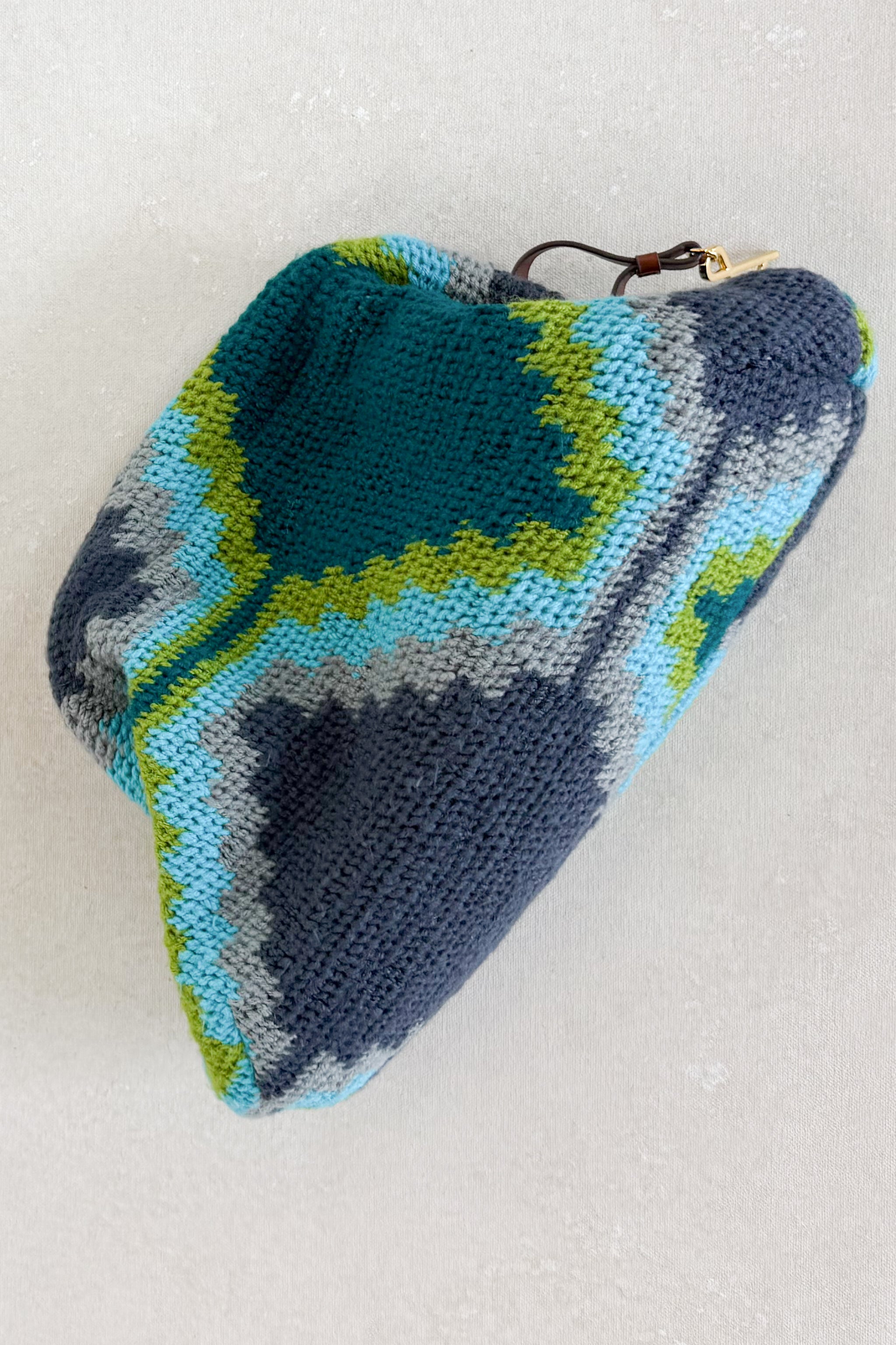 Sea Glass Bilum Clutch by Goroka Collective 1/1