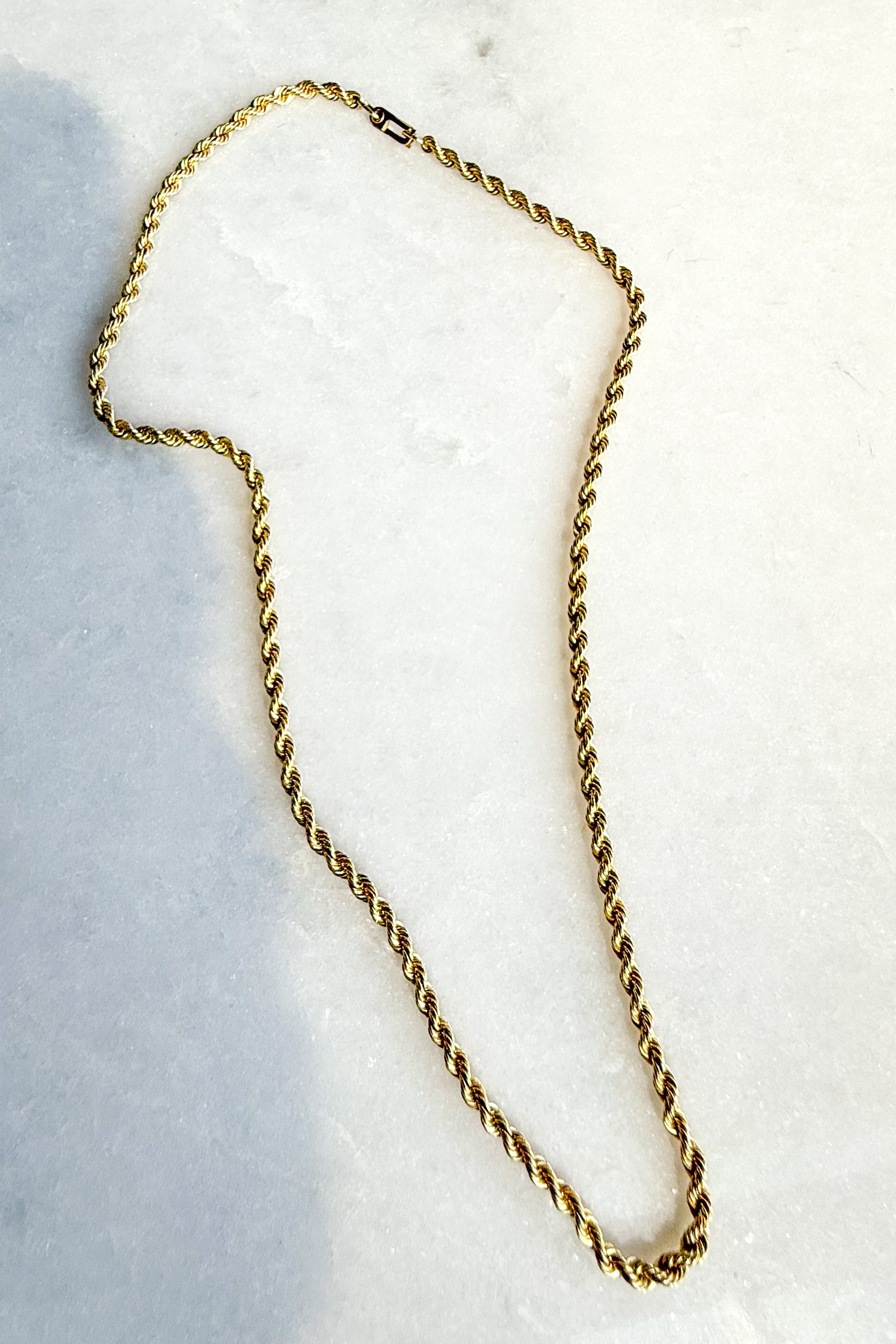 18" Vintage Rope Chain Necklace