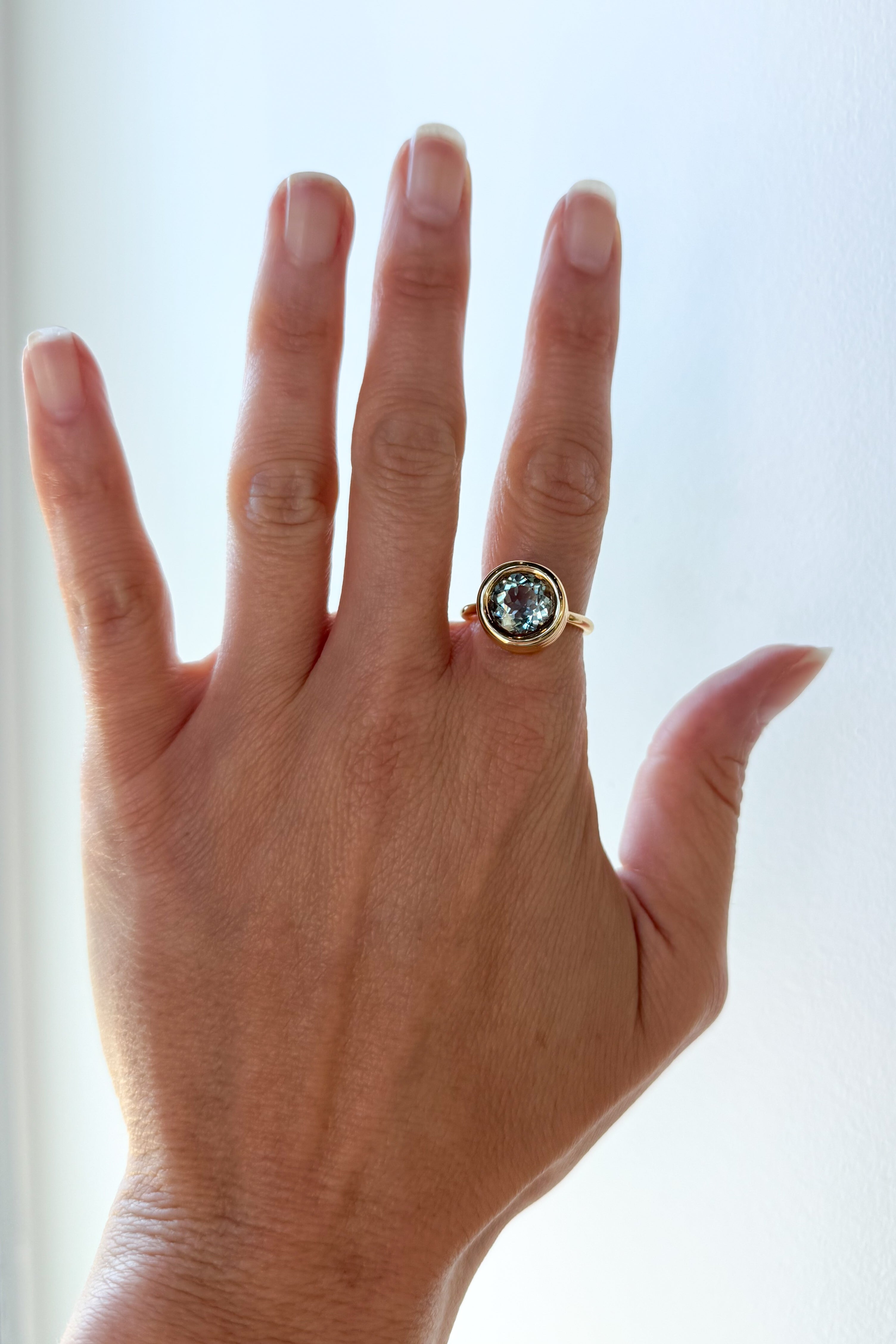 Grotto Green Amethyst Ring