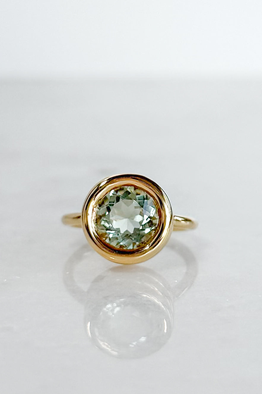 Grotto Green Amethyst Ring