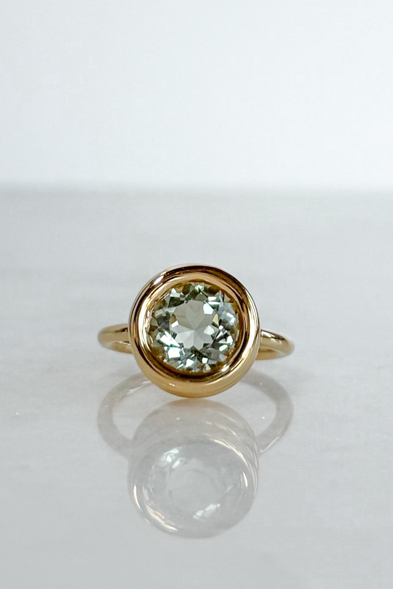 Grotto Green Amethyst Ring