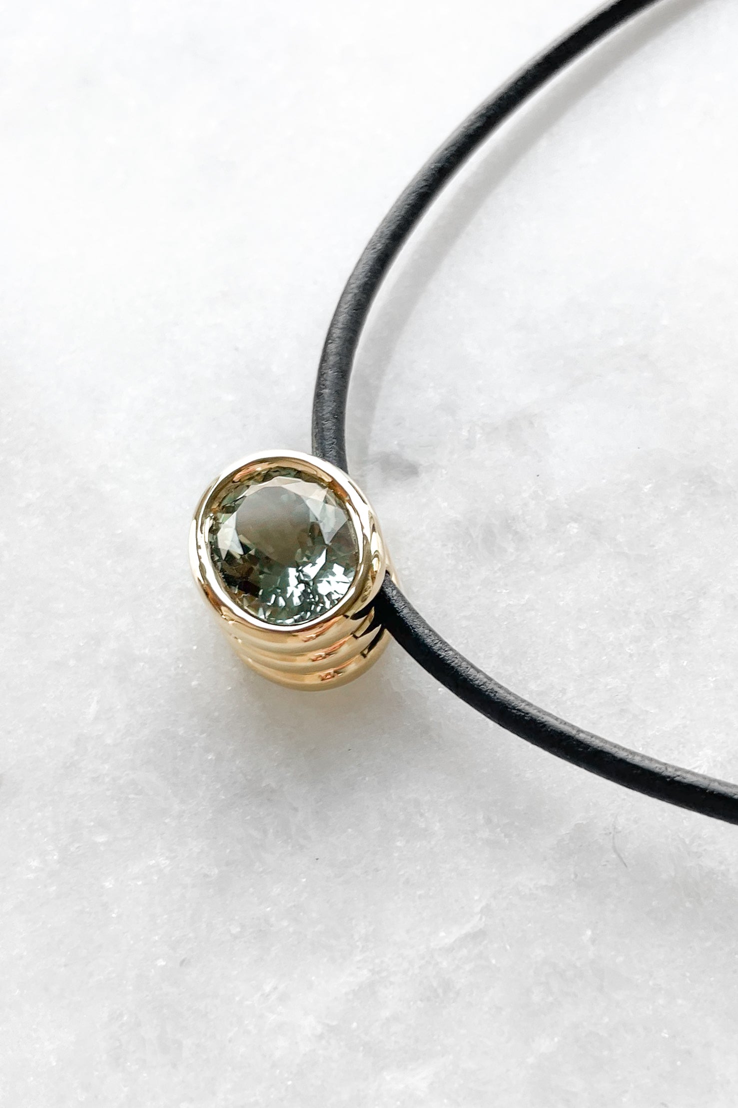 Scuba Green Amethyst Necklace