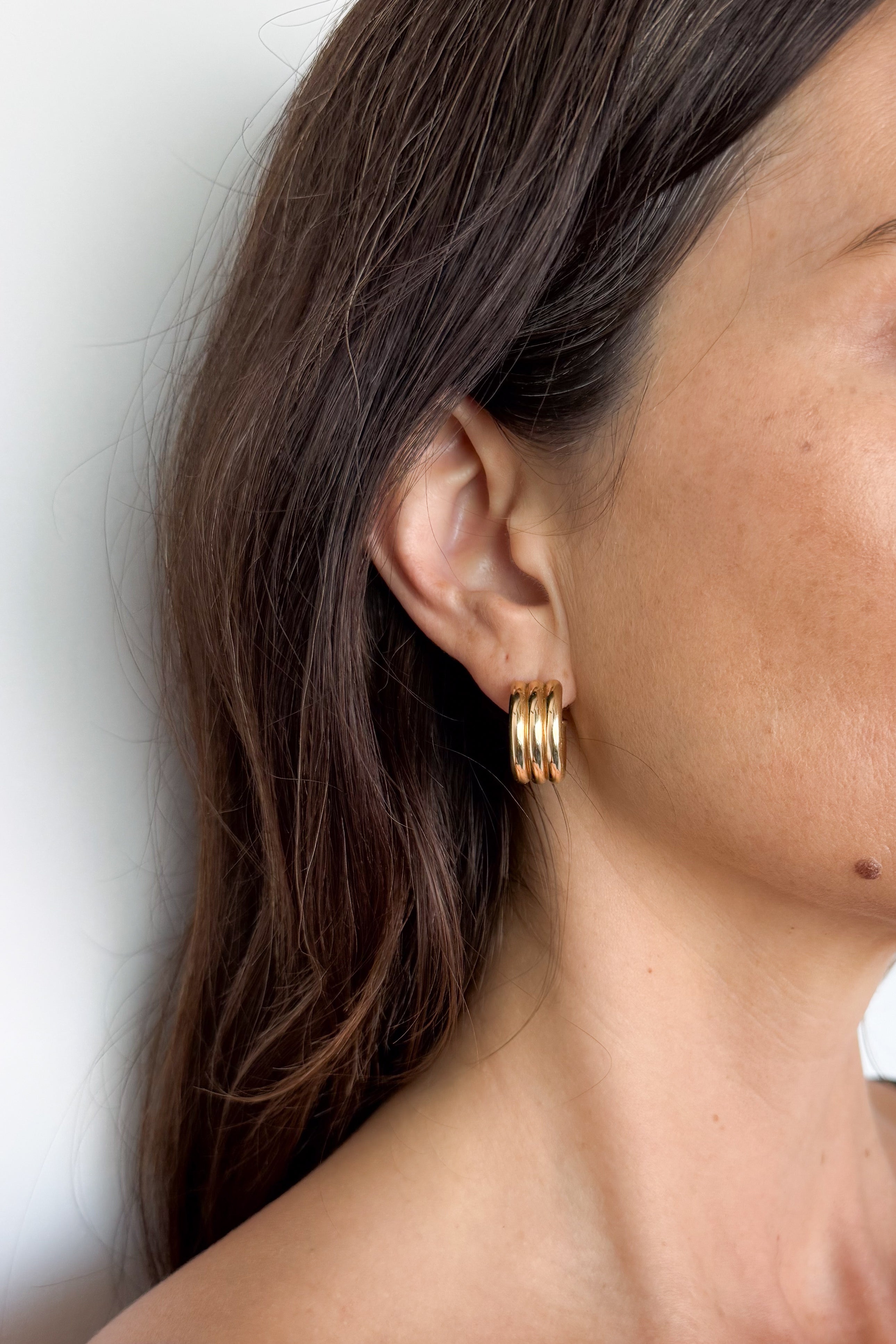 Scuba Tubo Hoop Earrings