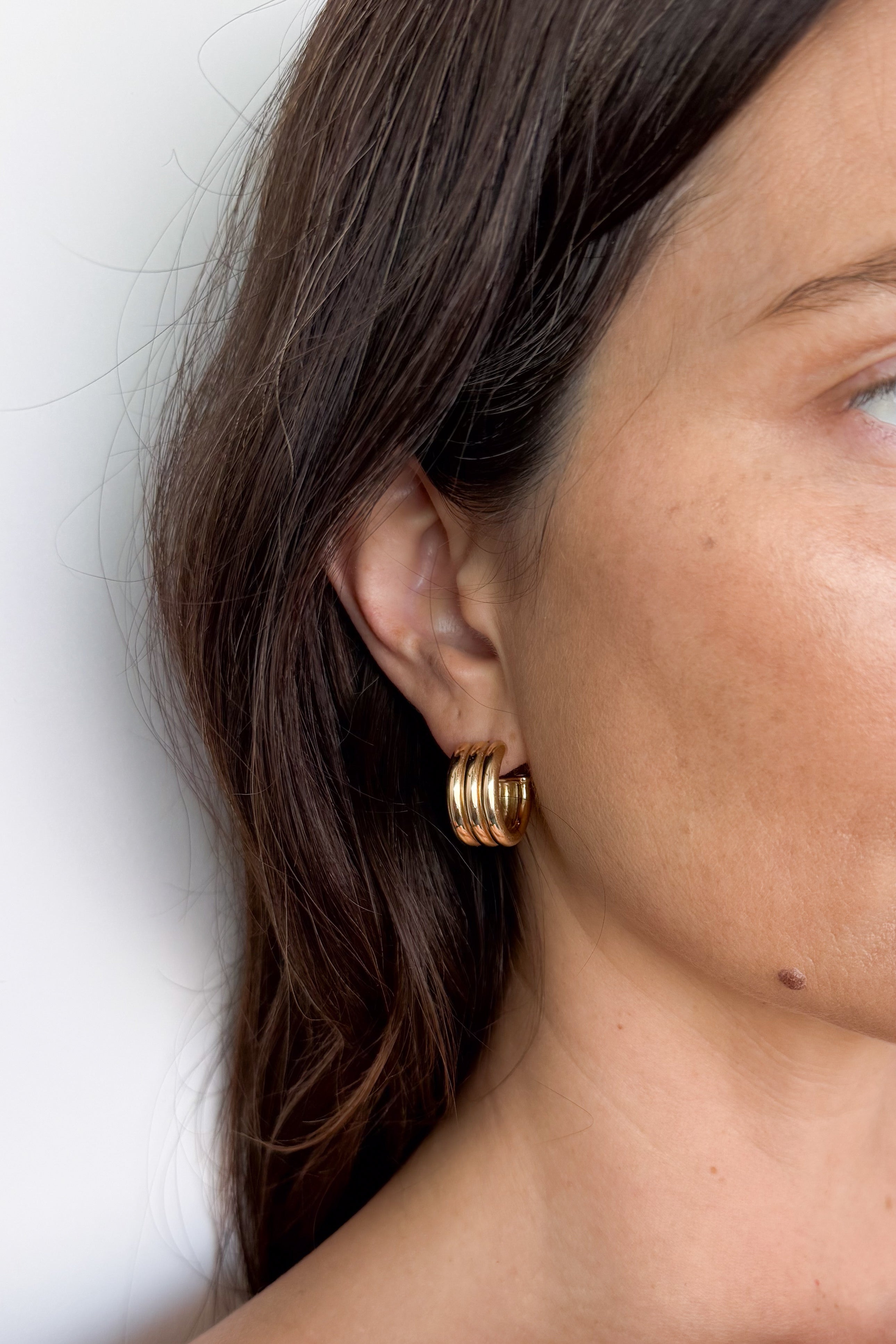 Scuba Tubo Hoop Earrings