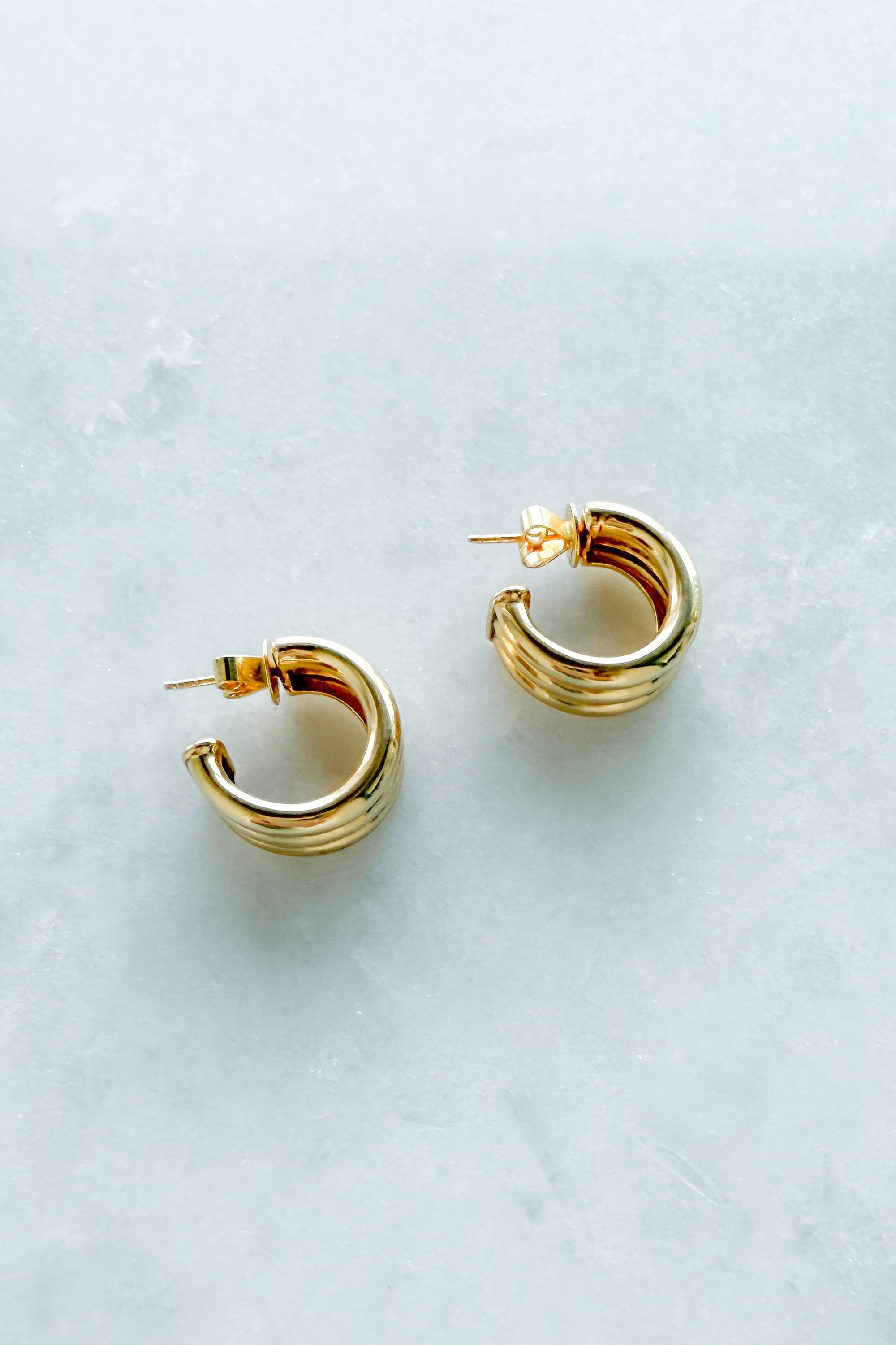 Scuba Tubo Hoop Earrings