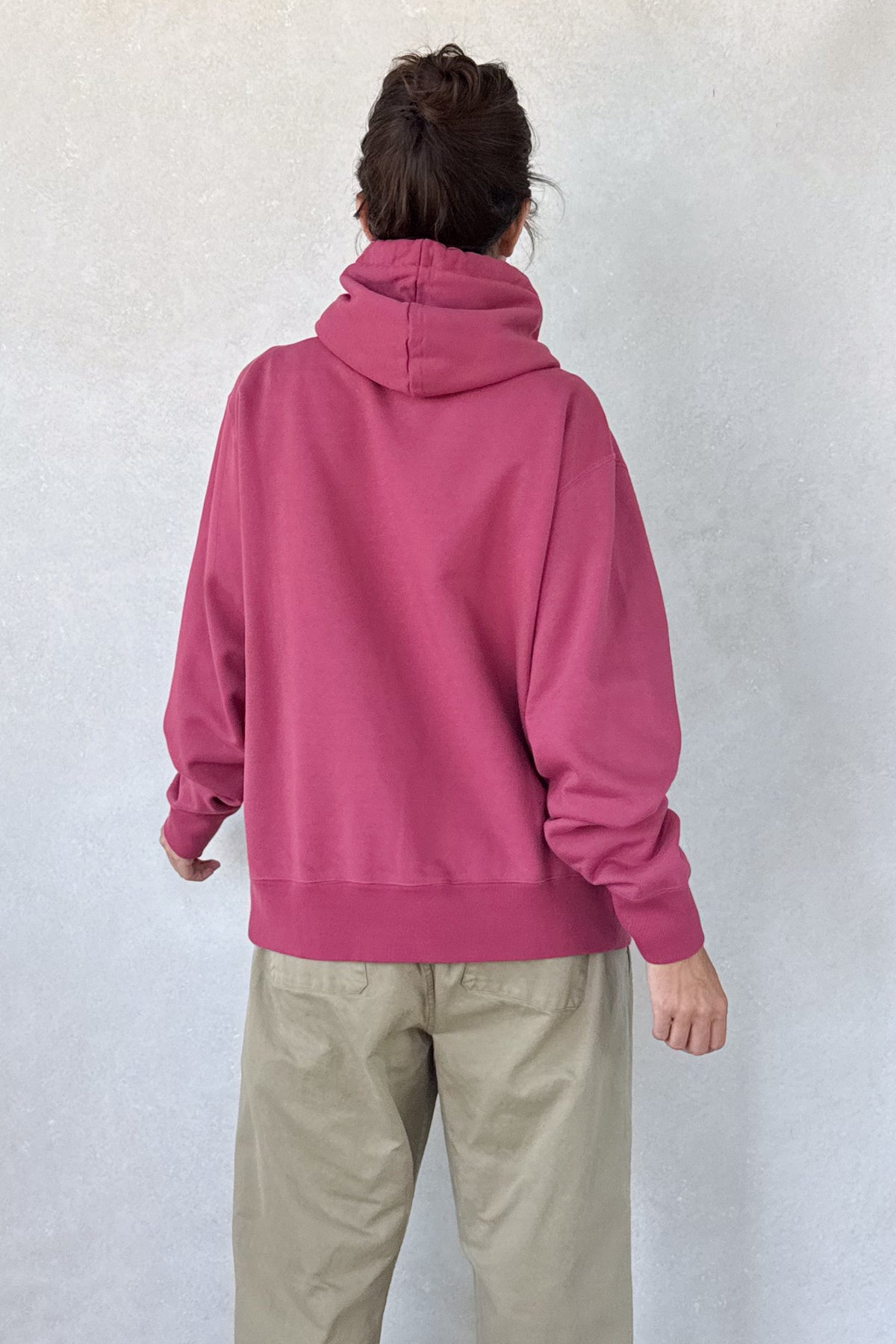 Brushed Fleece Snap Hoodie