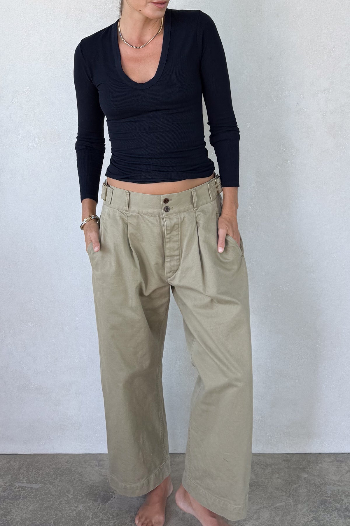 Italian Chino Military Trouser