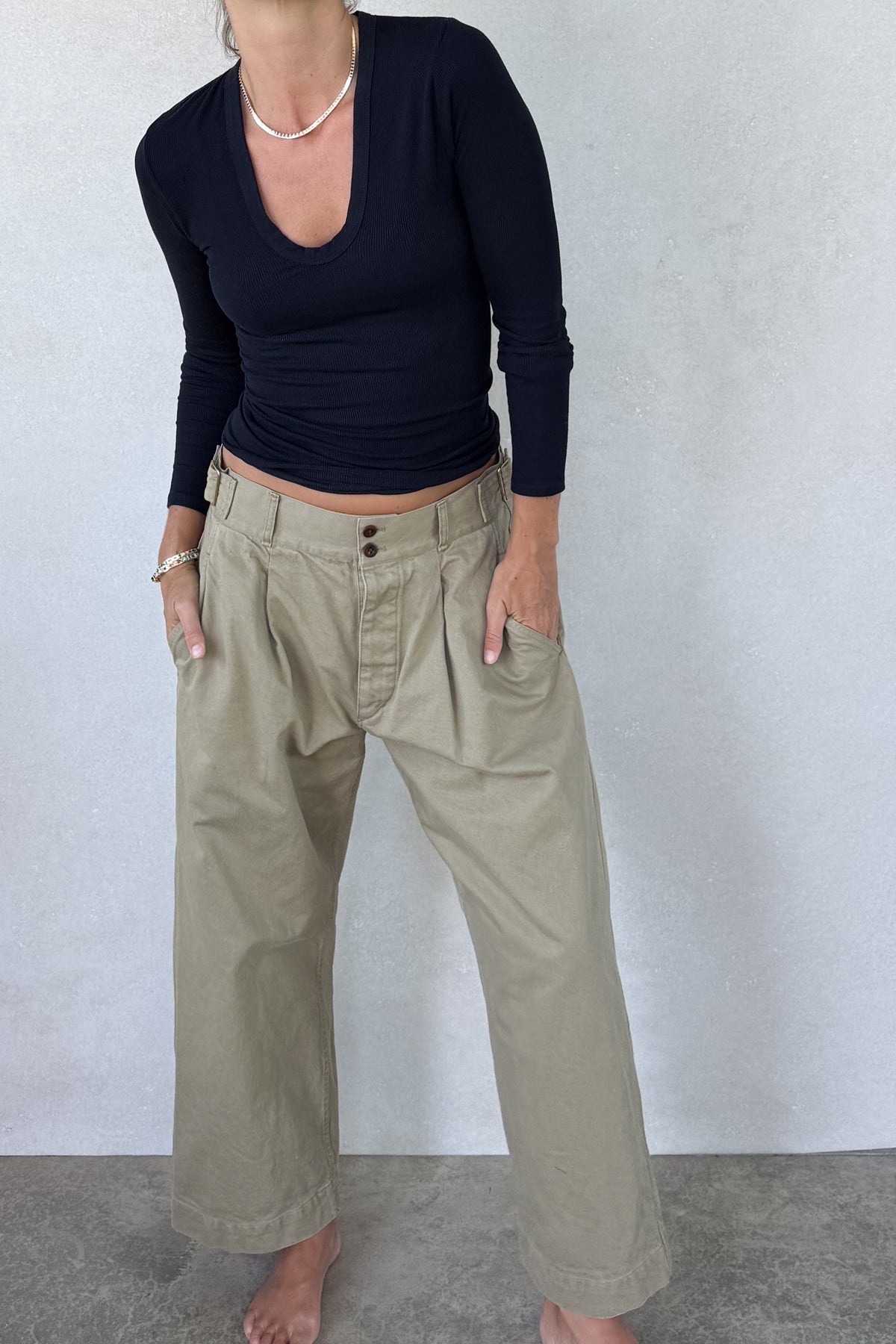 Italian Chino Military Trouser