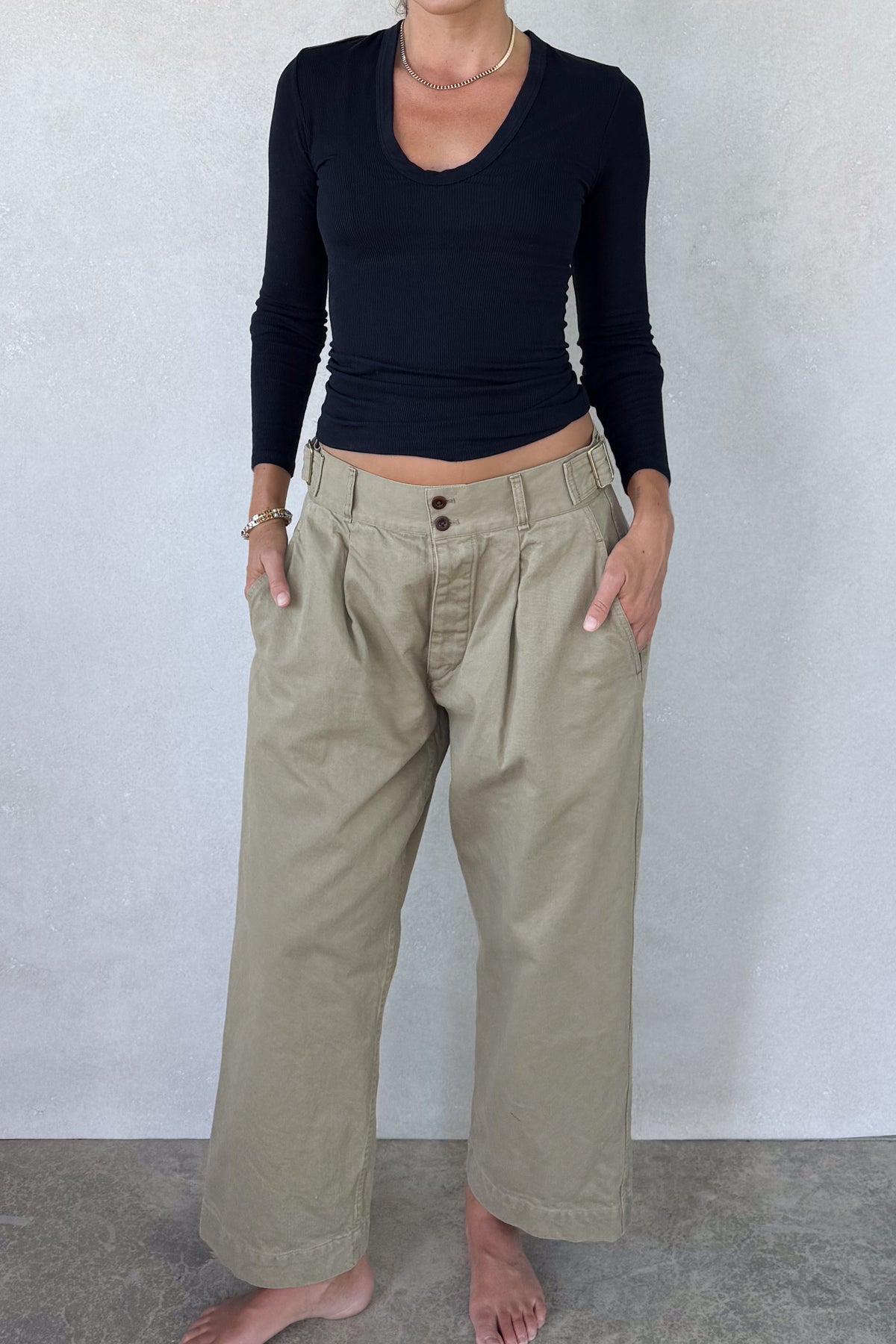 Italian Chino Military Trouser