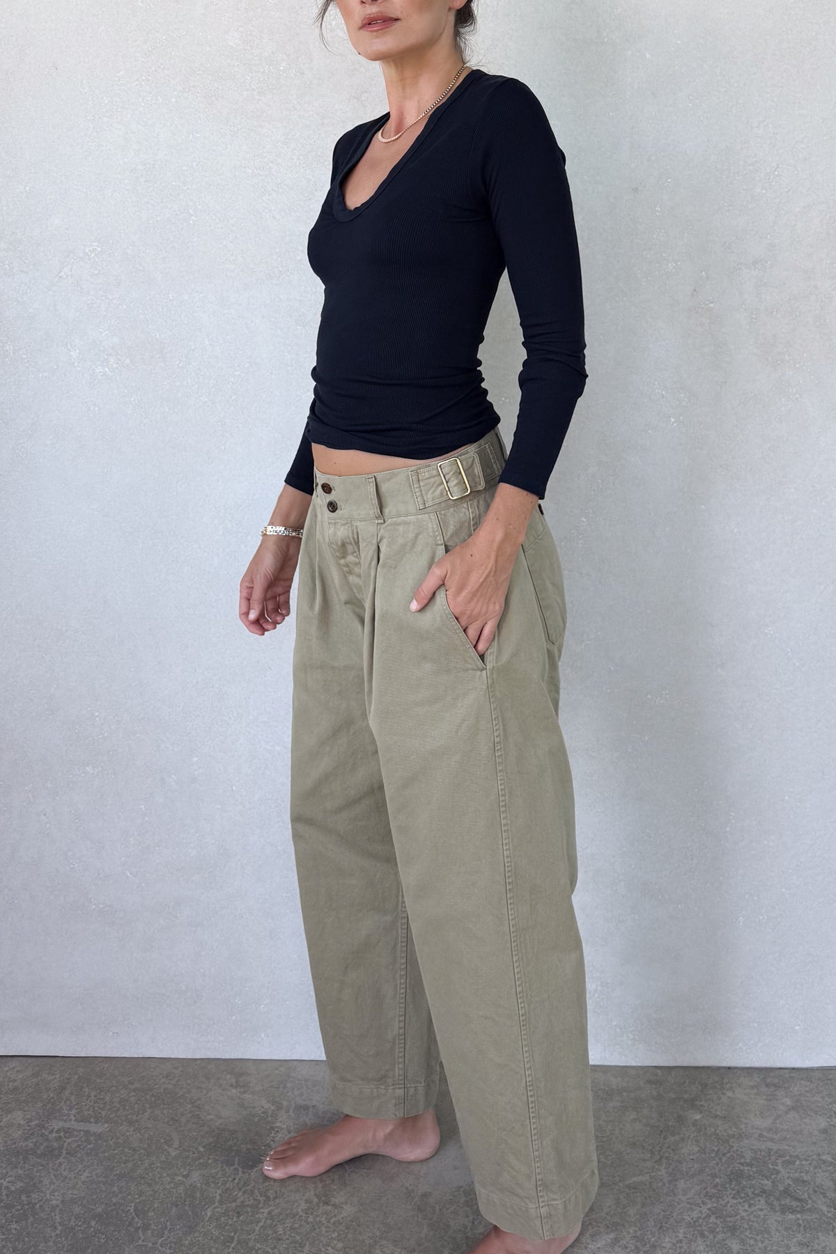 Italian Chino Military Trouser