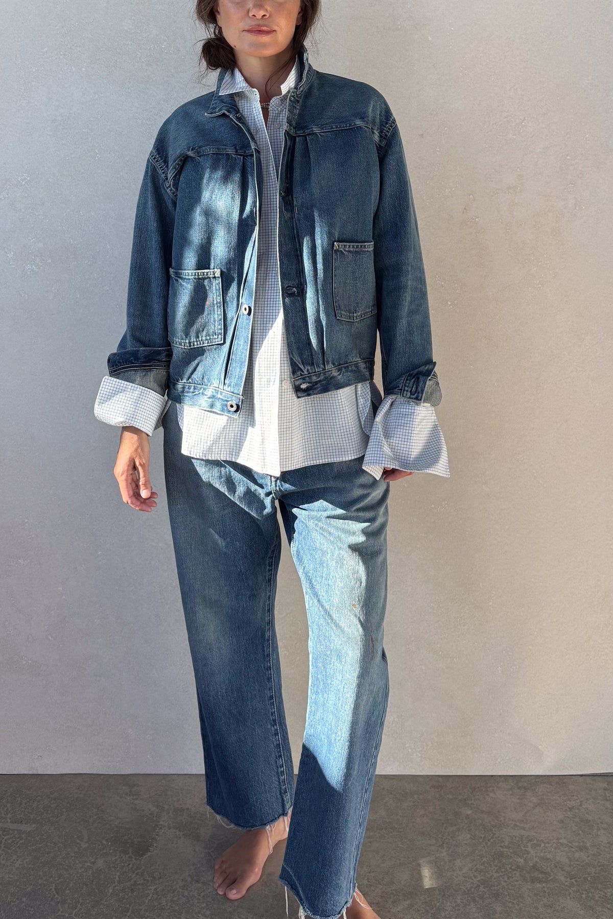 Vintage Light Japanese Denim Jacket