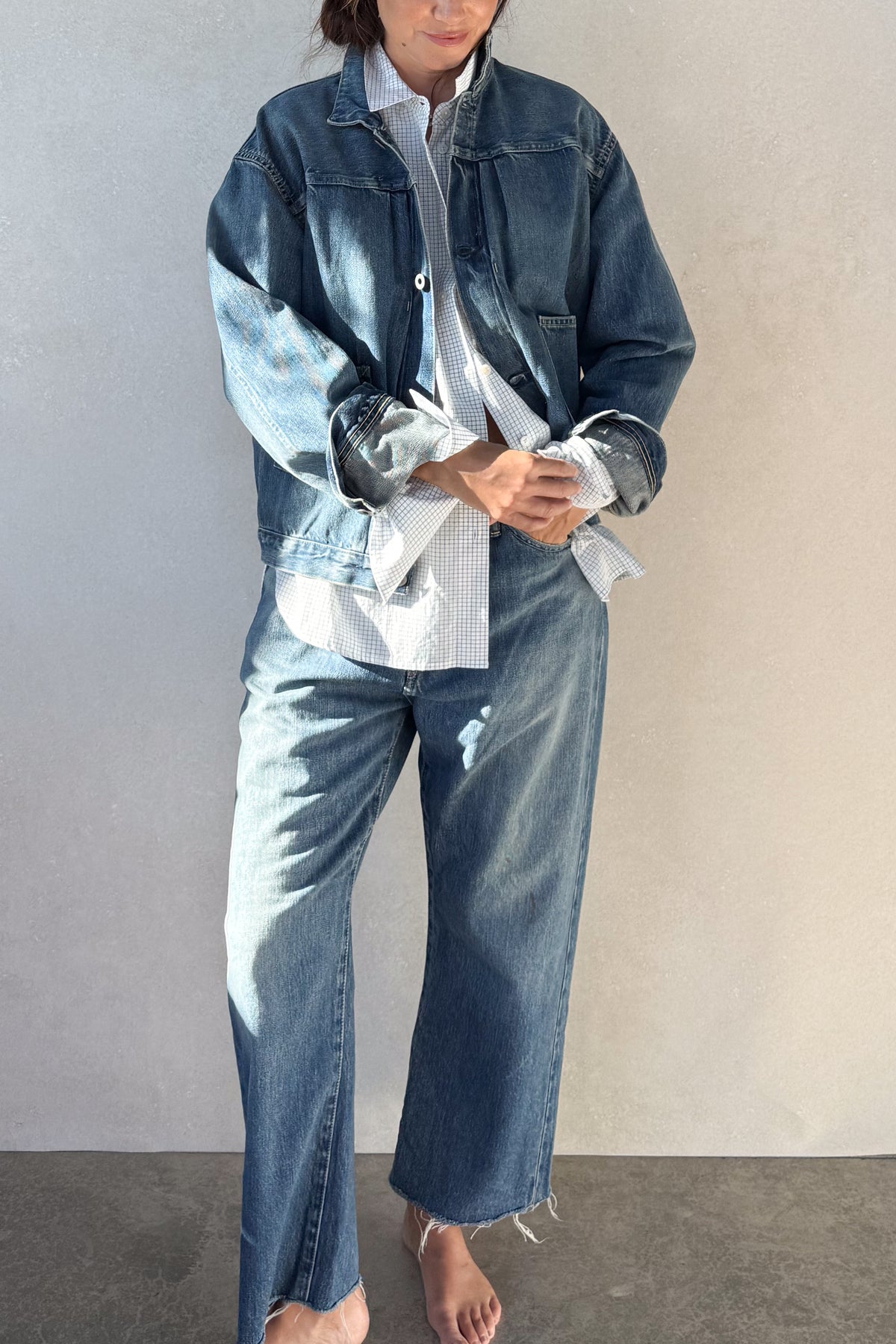 Vintage Light Japanese Denim Jacket