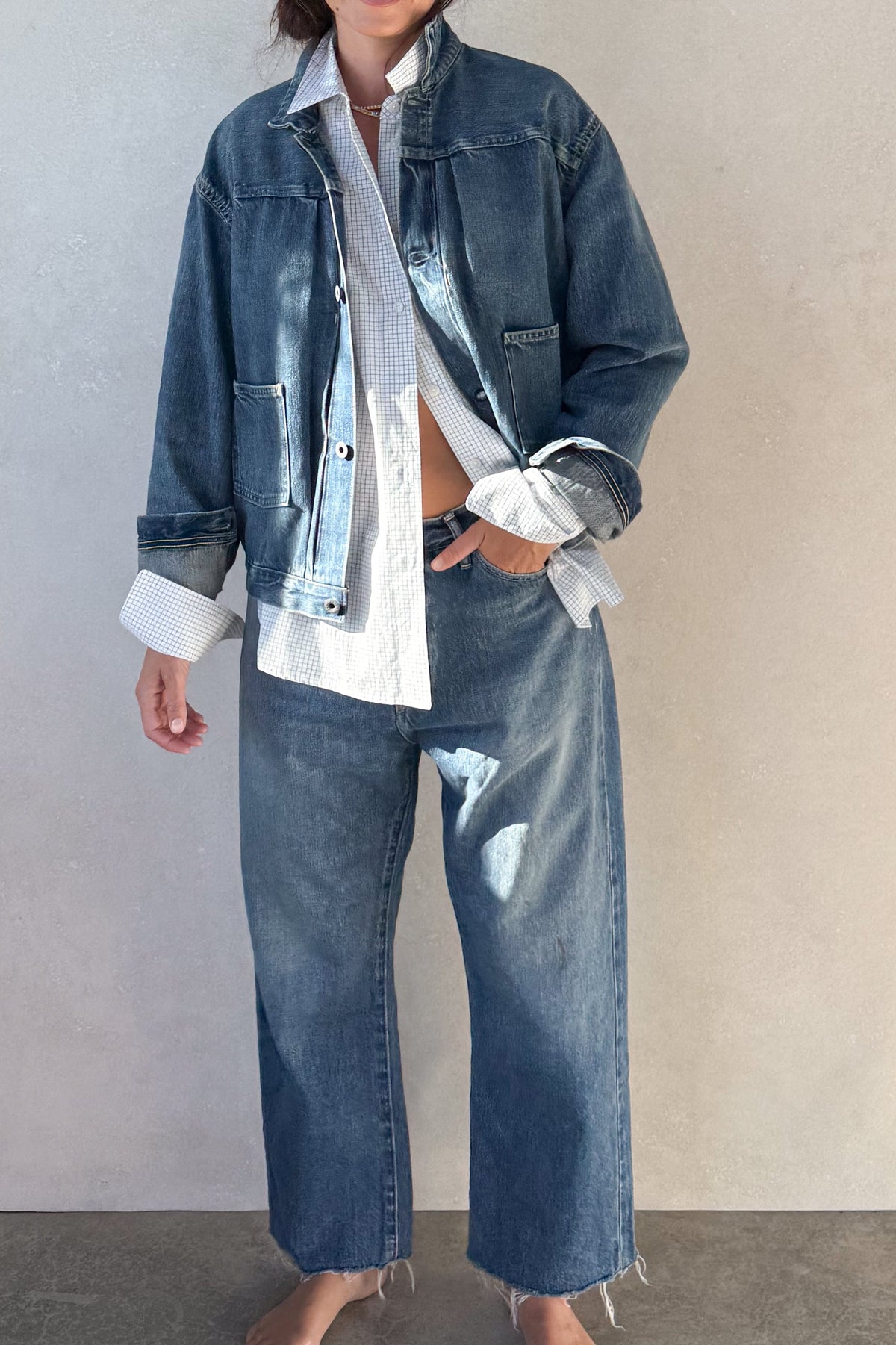 Vintage Light Japanese Denim Jacket
