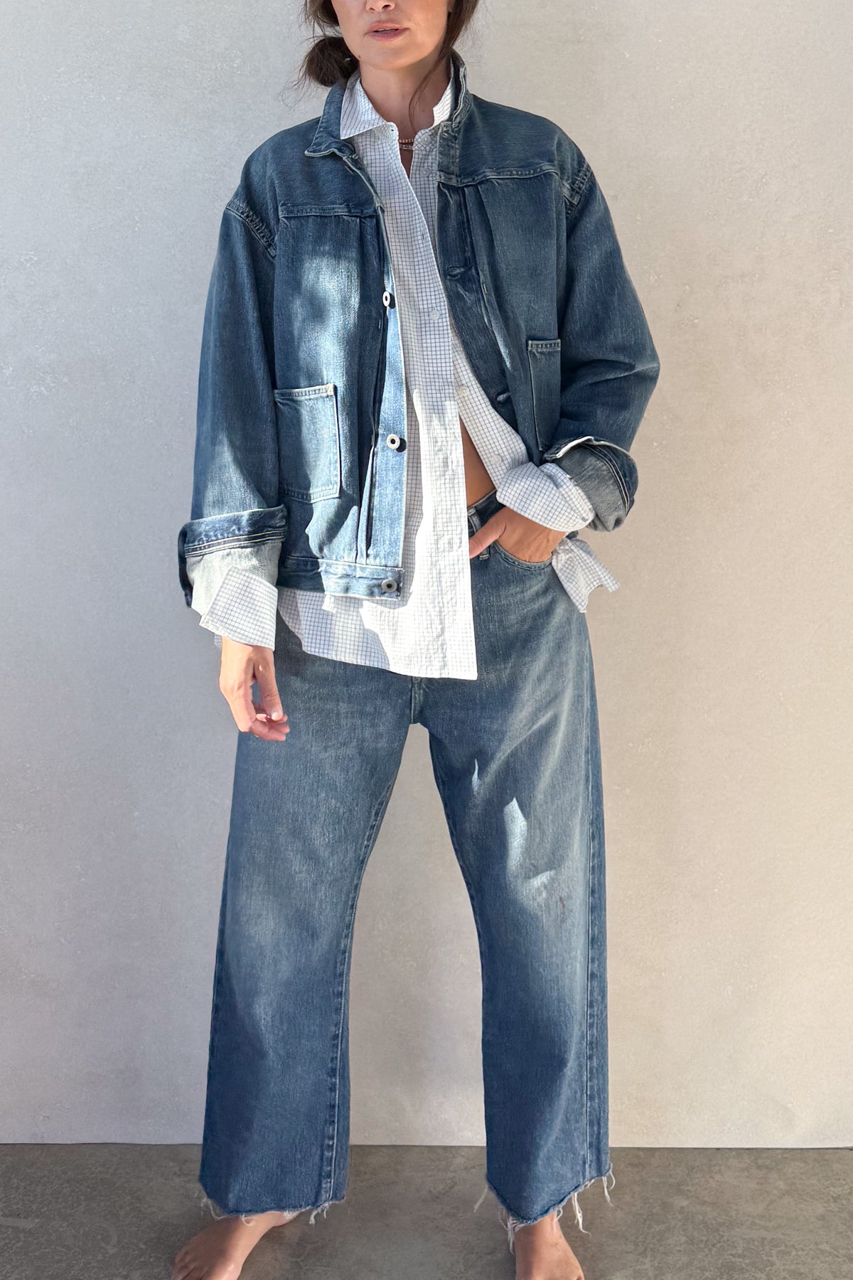Vintage Light Japanese Denim Jacket