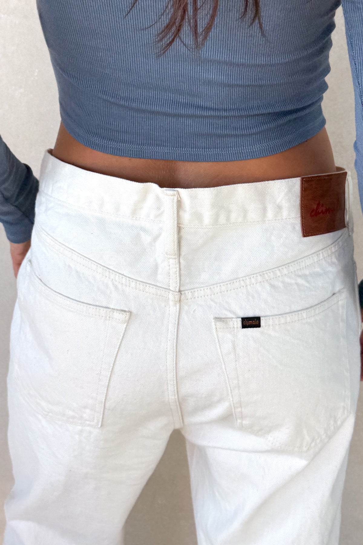 Wide Tapered Cut Jean