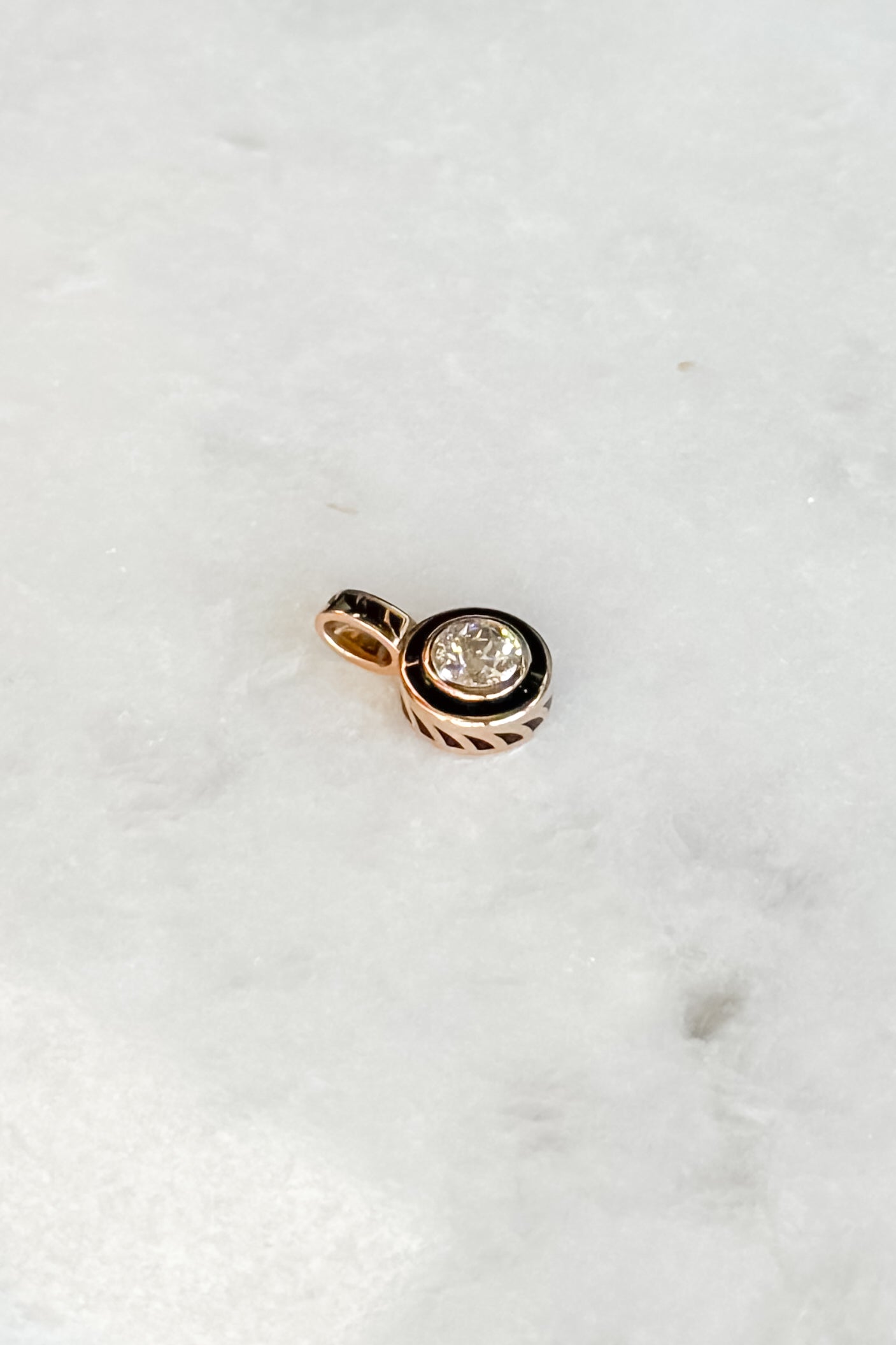 .55 Carat Round Diamond Pendant