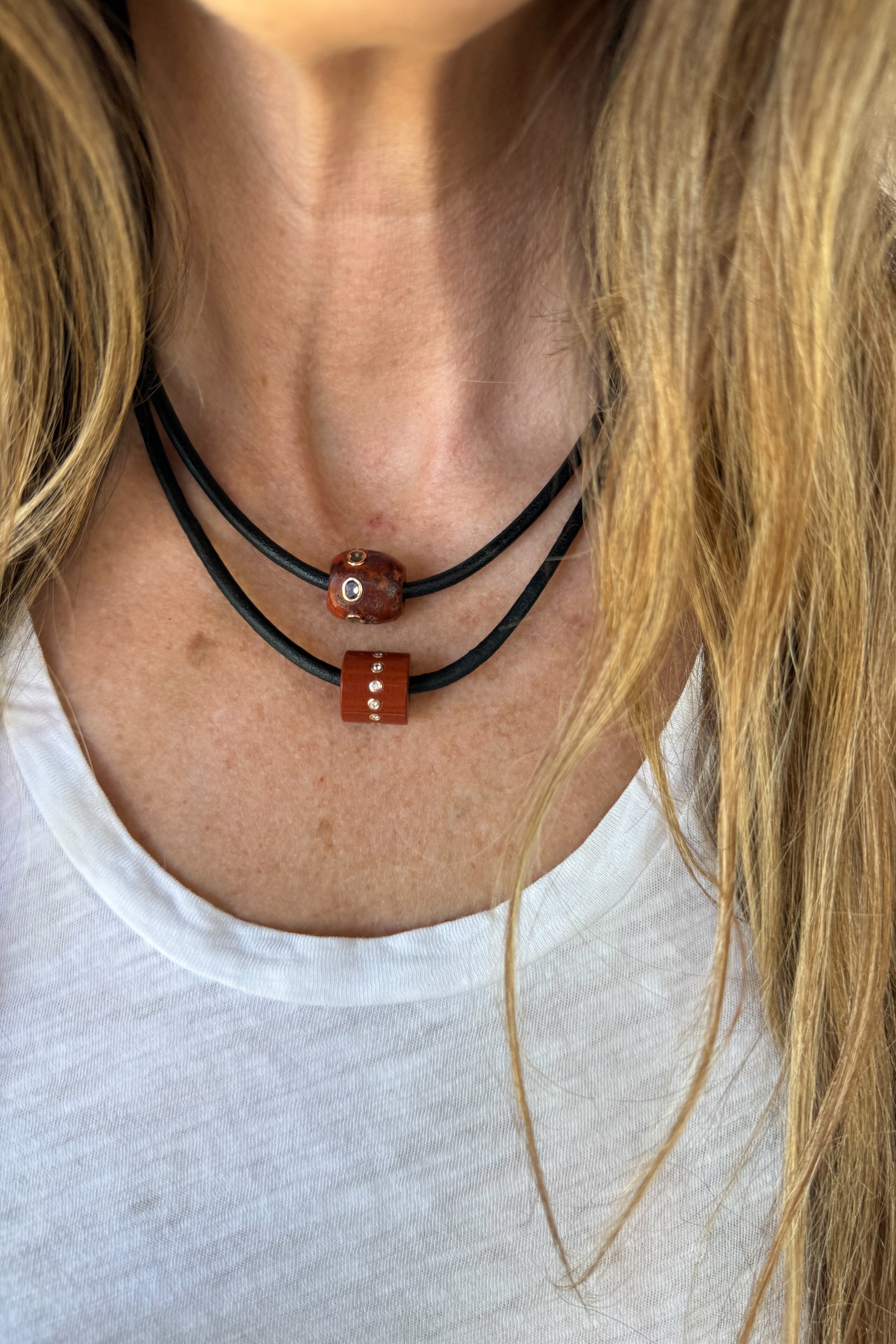 Dezso Leather Cord Necklace