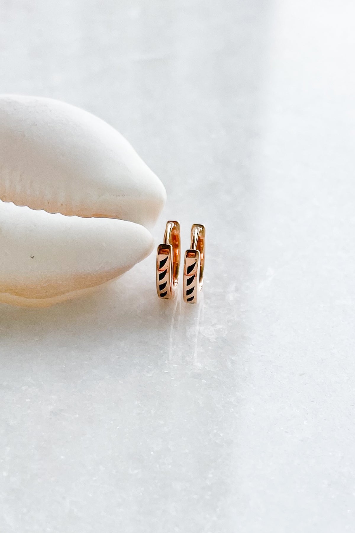 Shark Fin Hoop Earrings