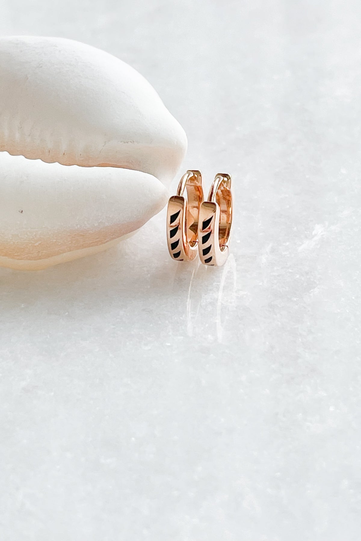 Shark Fin Hoop Earrings