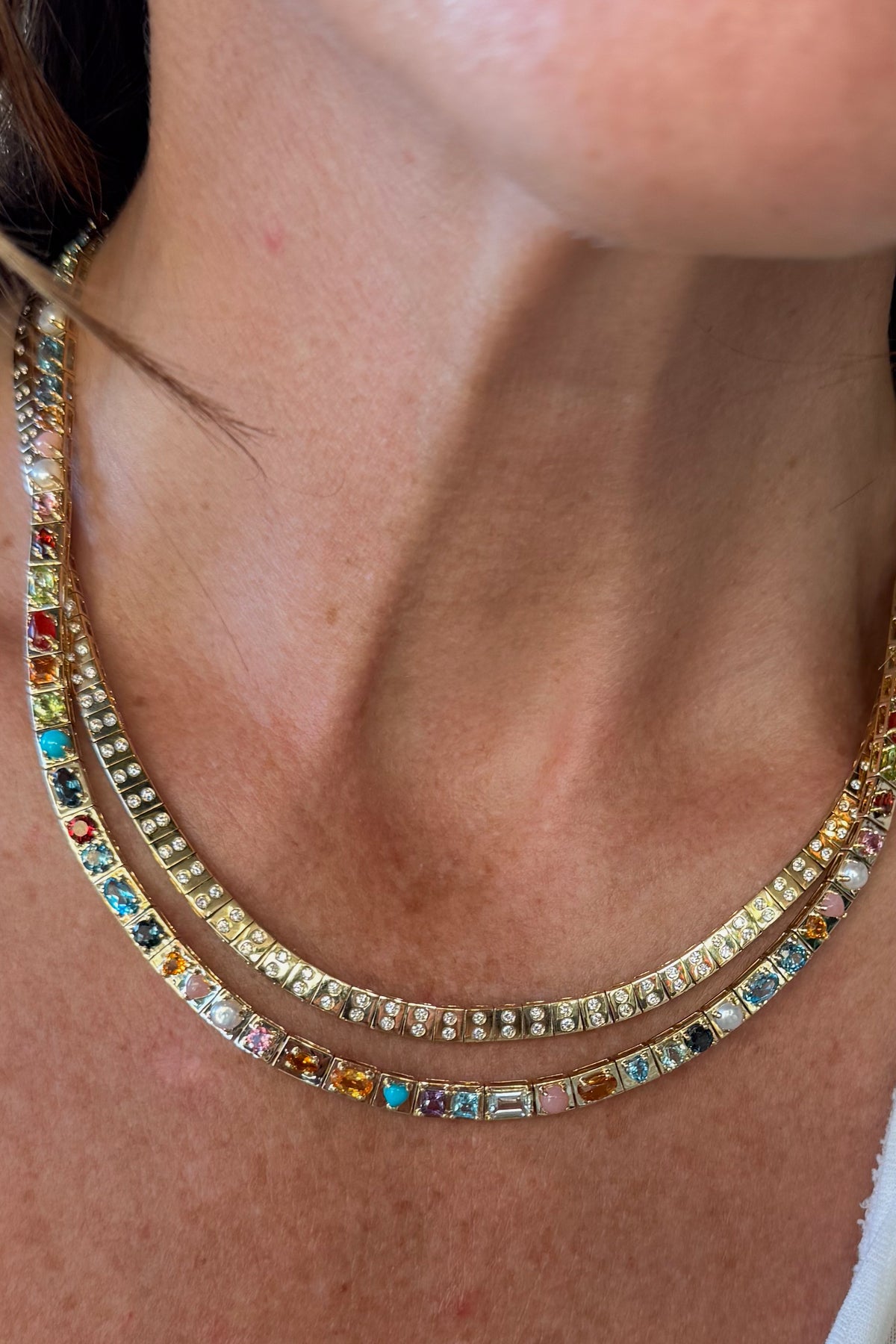 Mini Leggo Gemstone Necklace