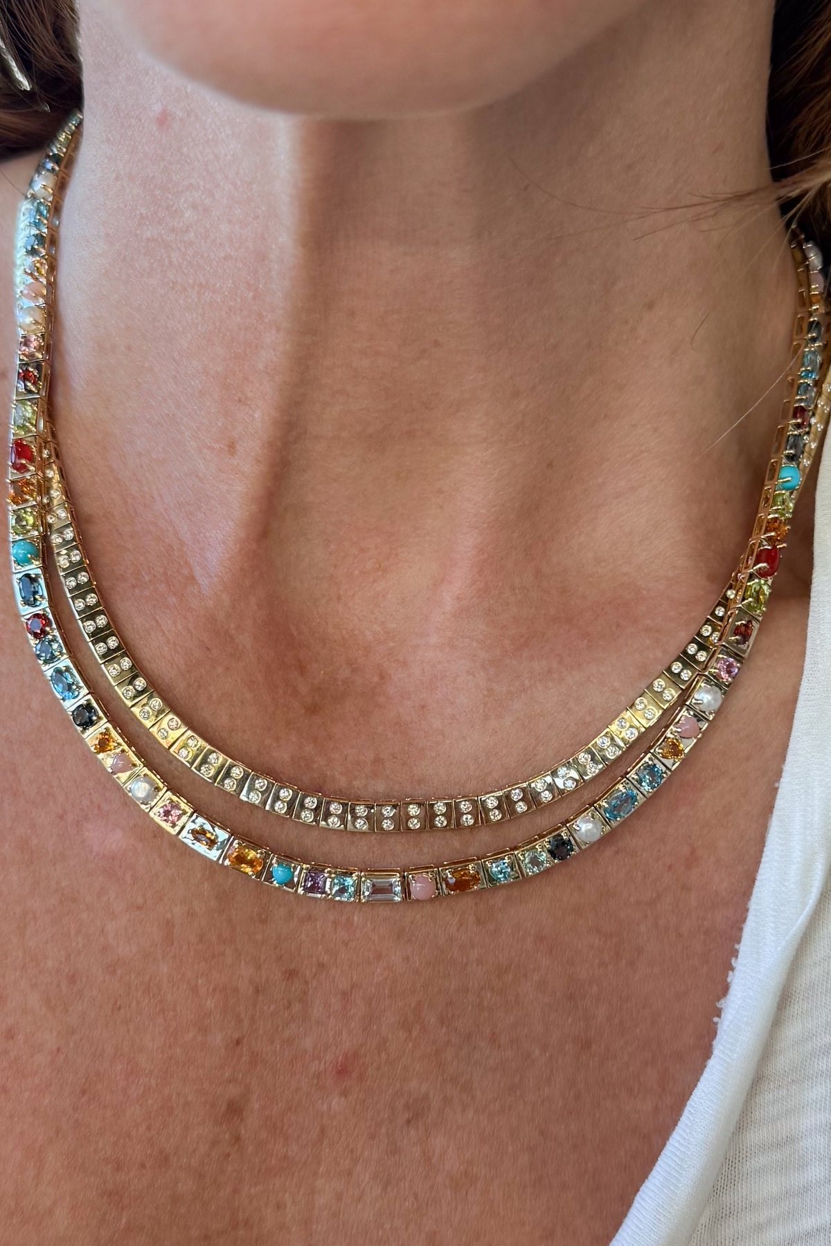 Mini Leggo Gemstone Necklace