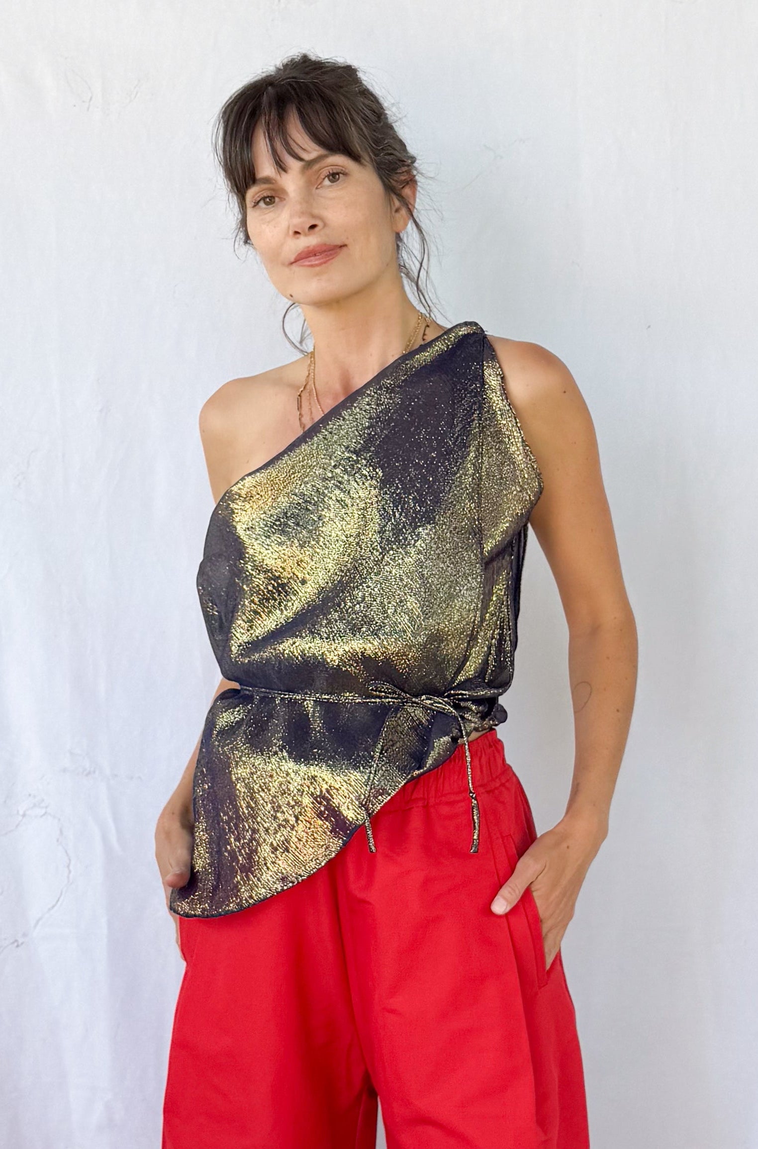 Grecian Tie Top