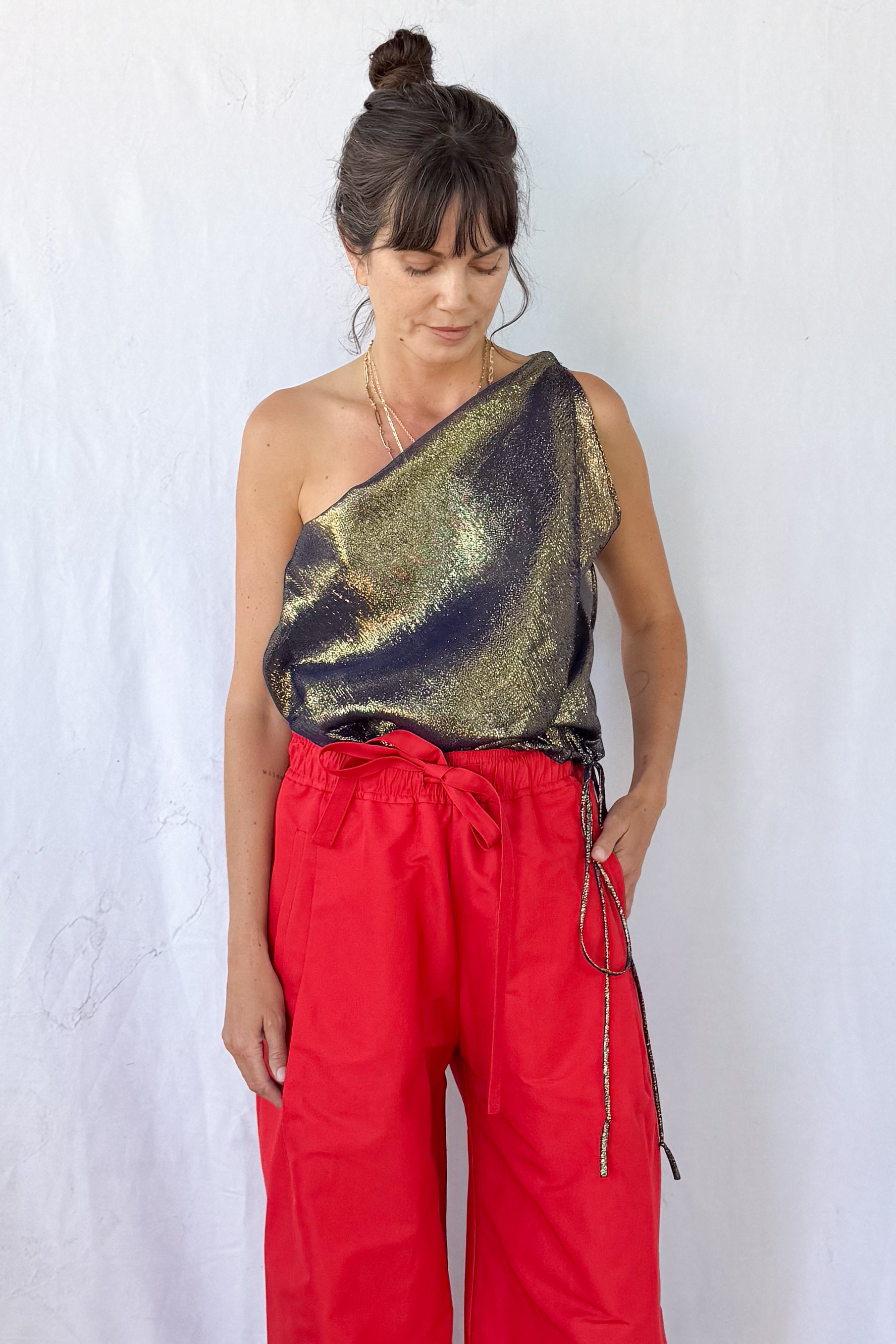 Grecian Tie Top