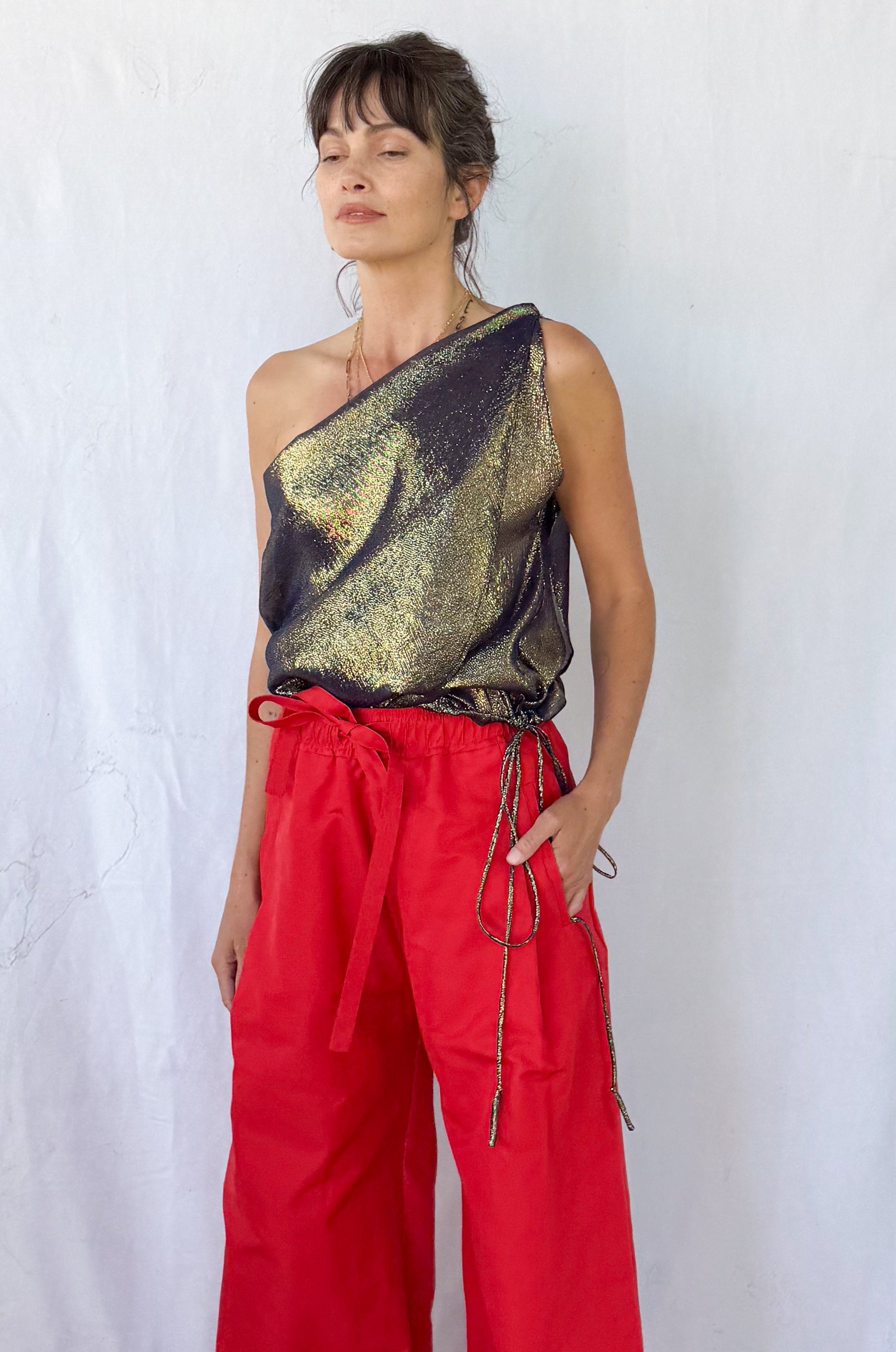Grecian Tie Top