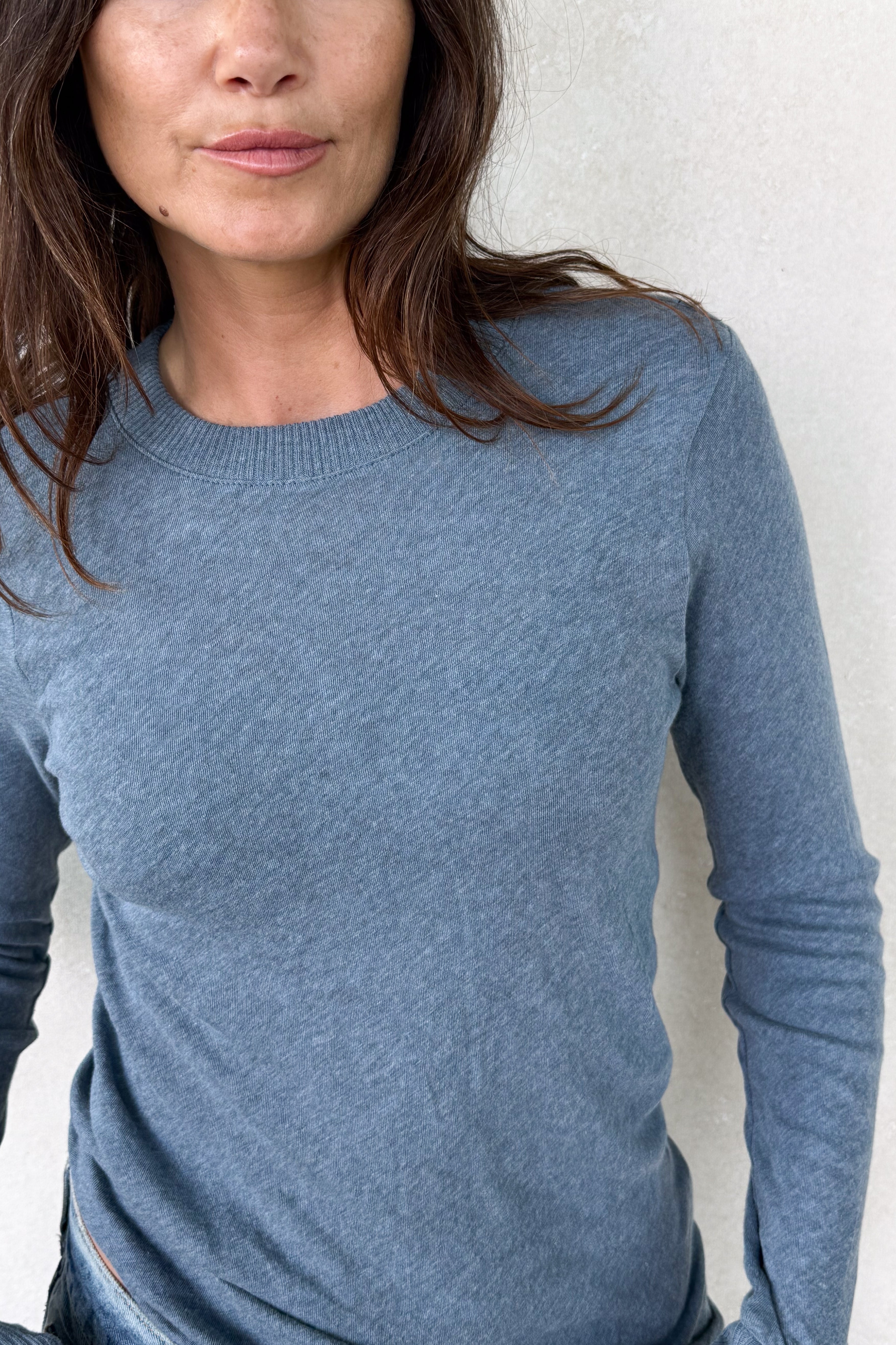 Cashmere Cuffed Crewneck