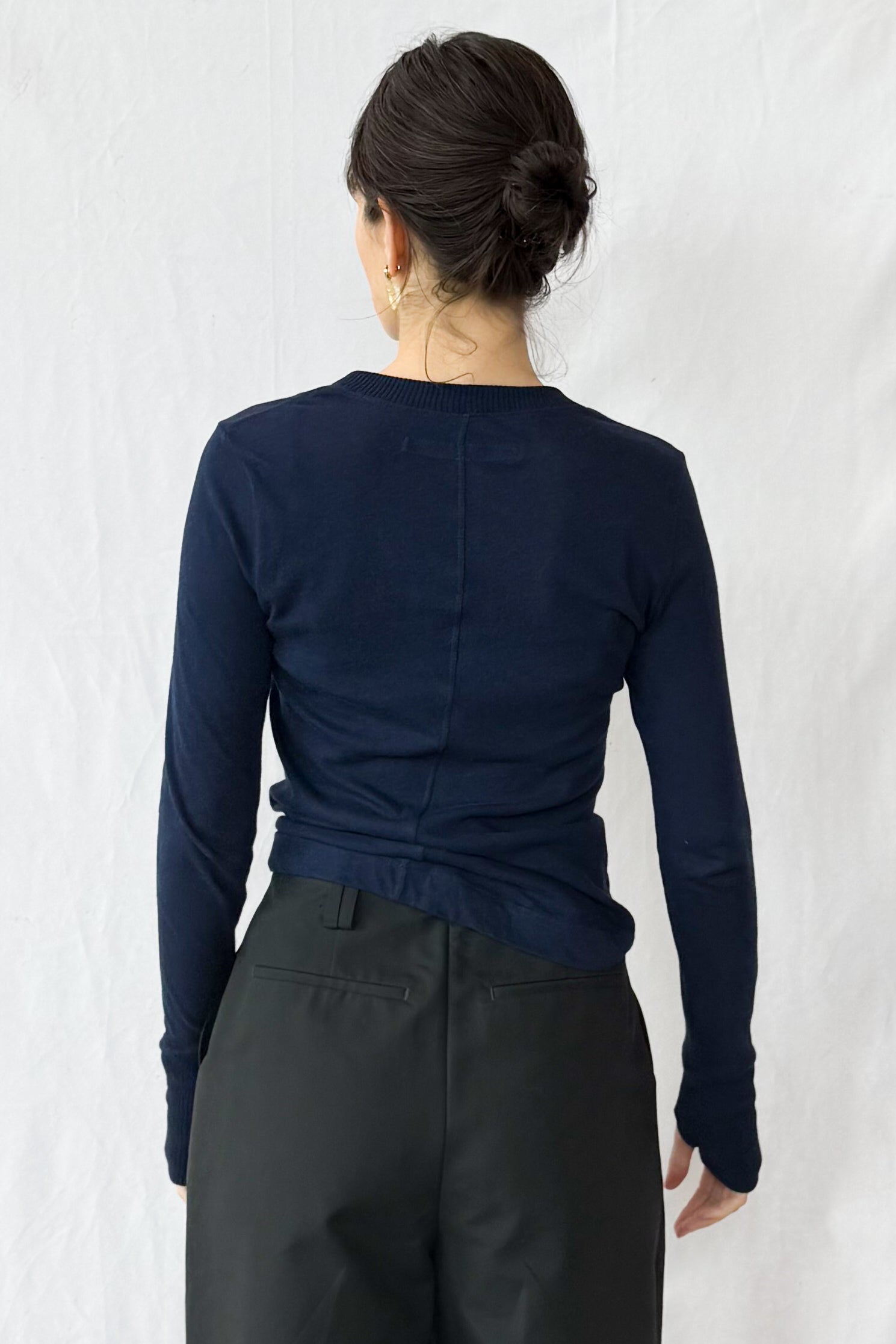 Cashmere Cuffed Crewneck