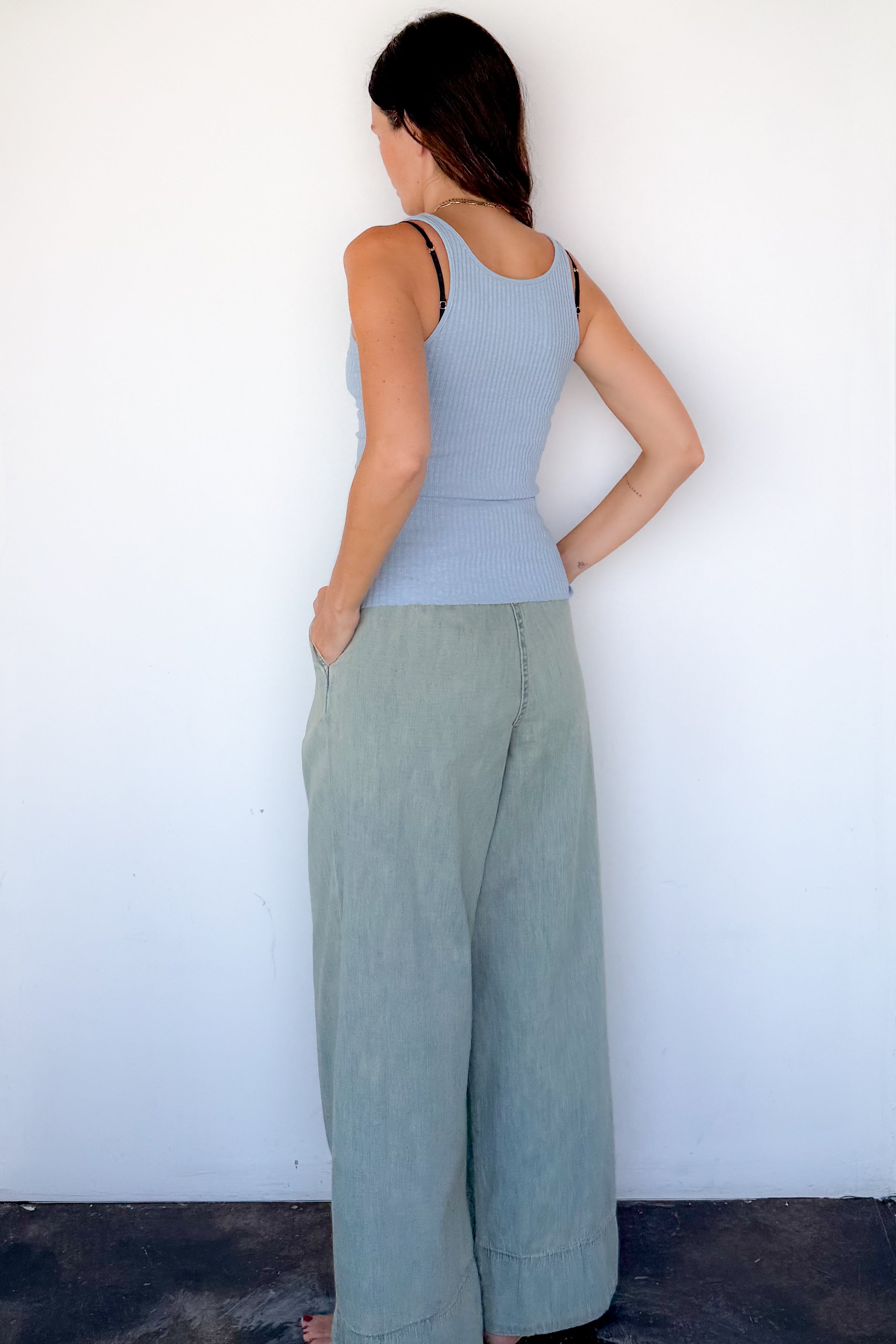 Military Rib Slim Tank