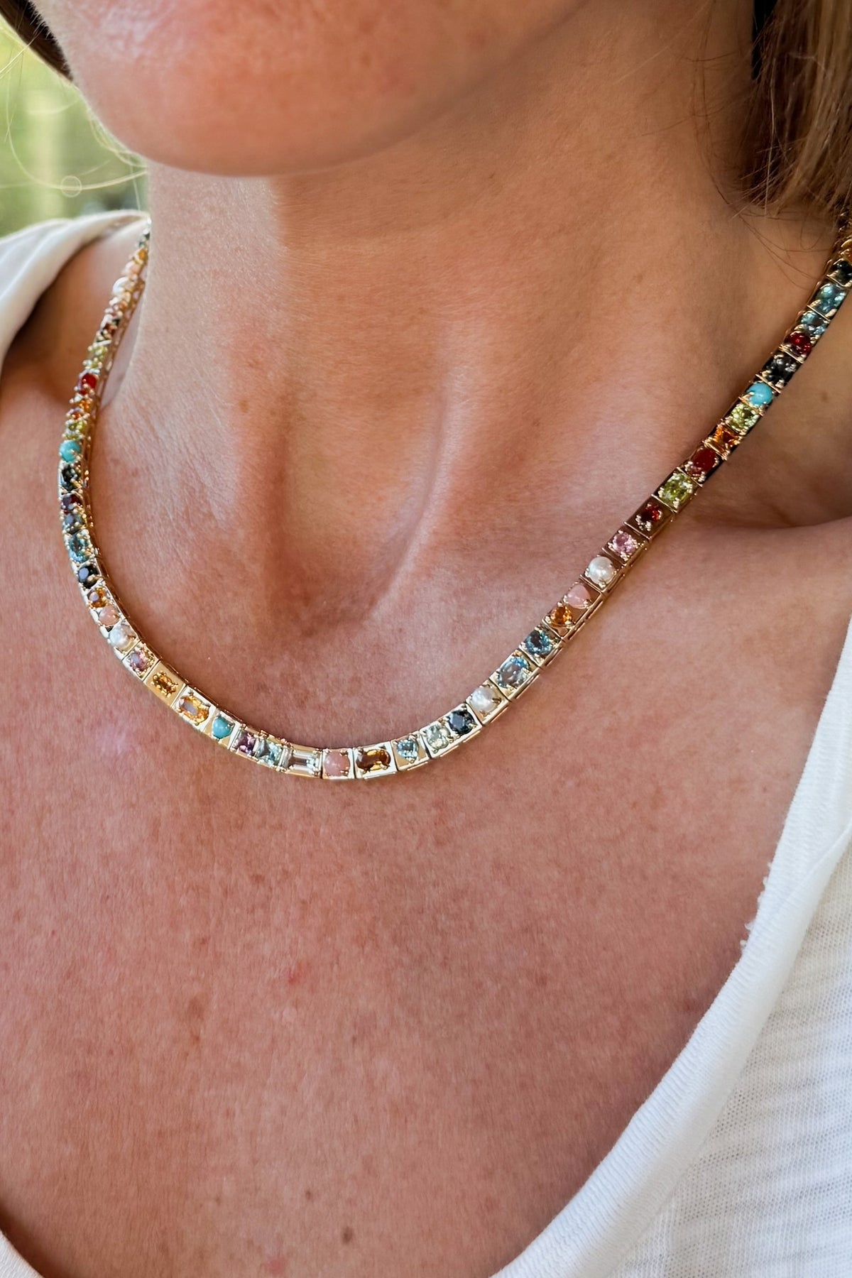 Mini Leggo Gemstone Necklace