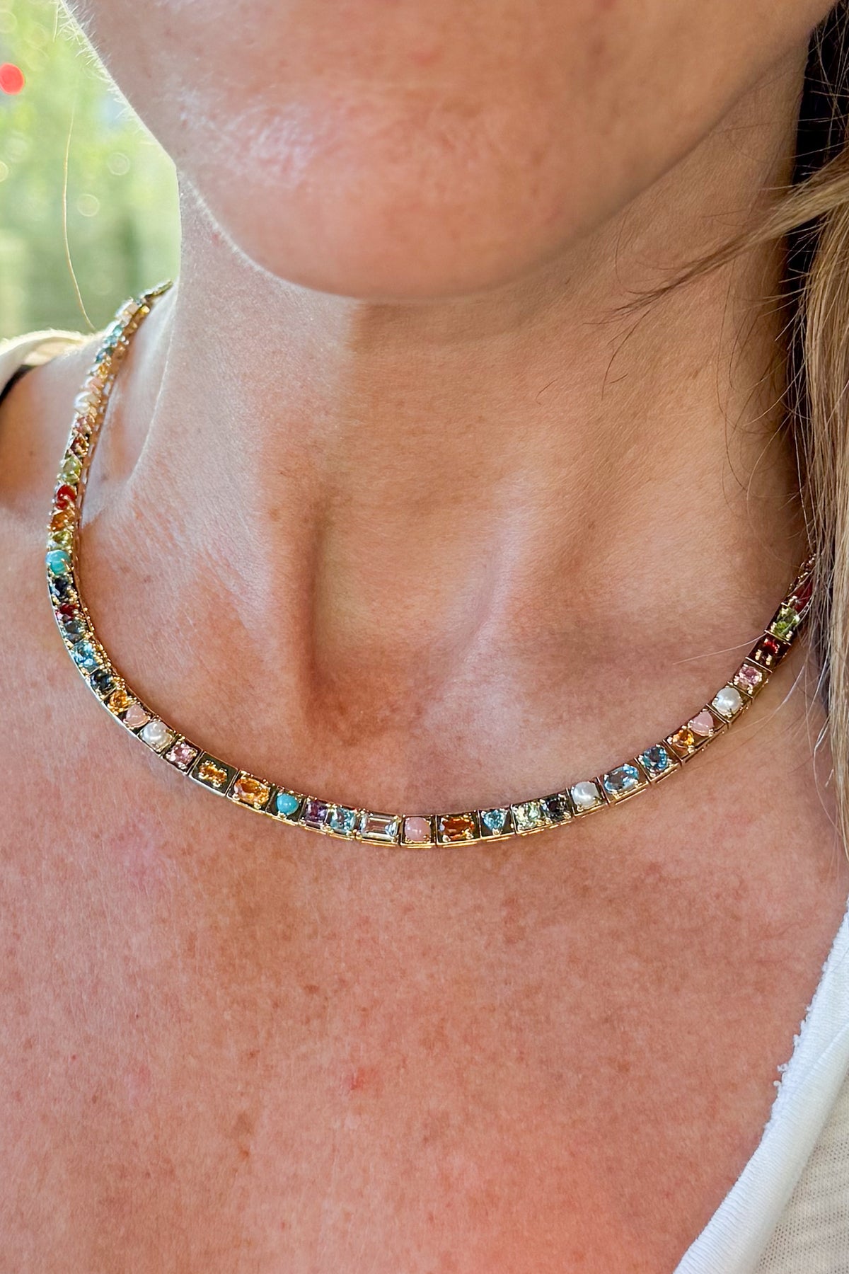 Mini Leggo Gemstone Necklace