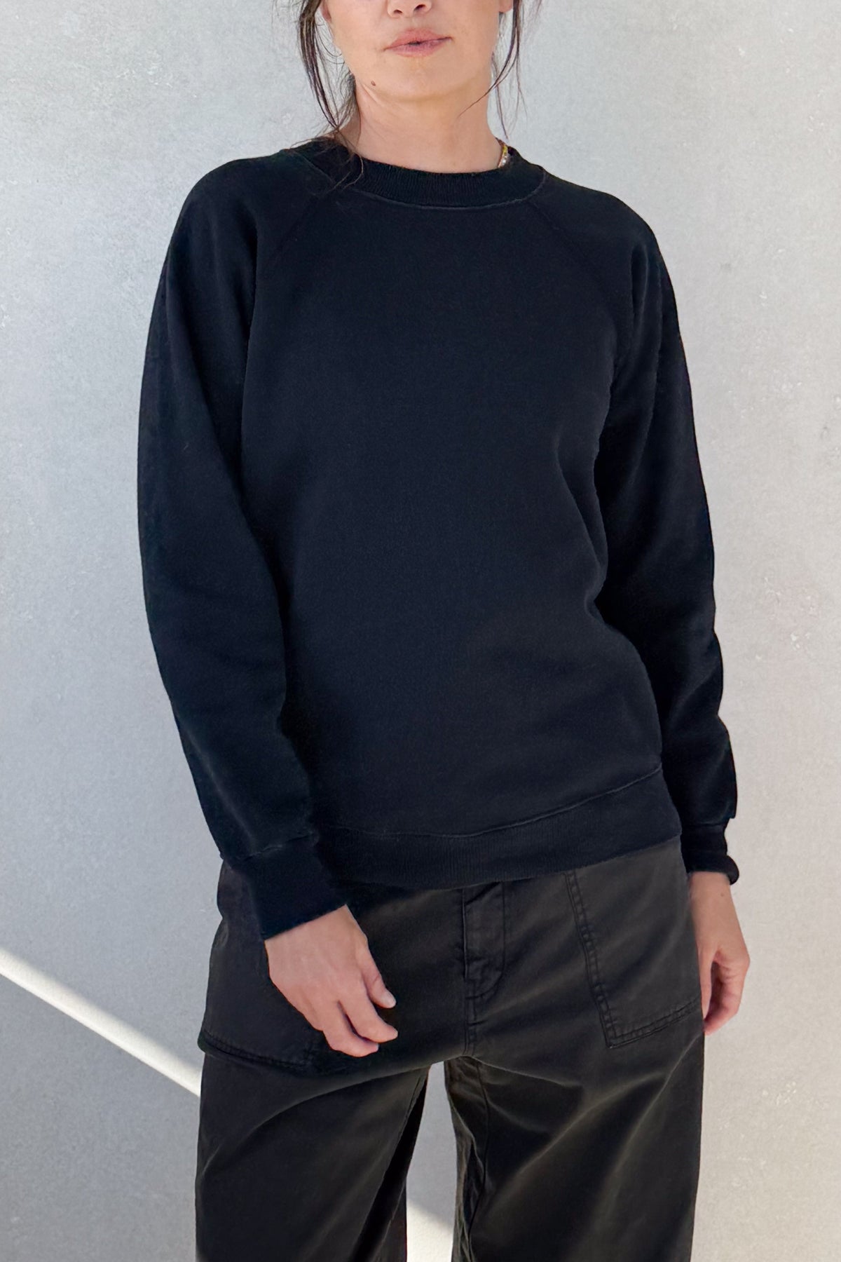 ILY Sweatshirt - Black & Light Blue XS
