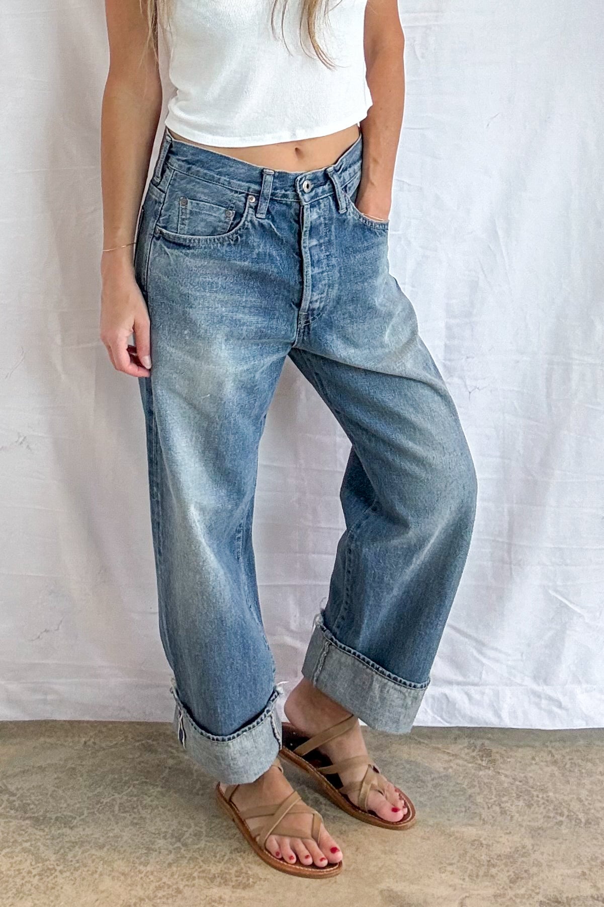 Unisex Ankle Cut Jean