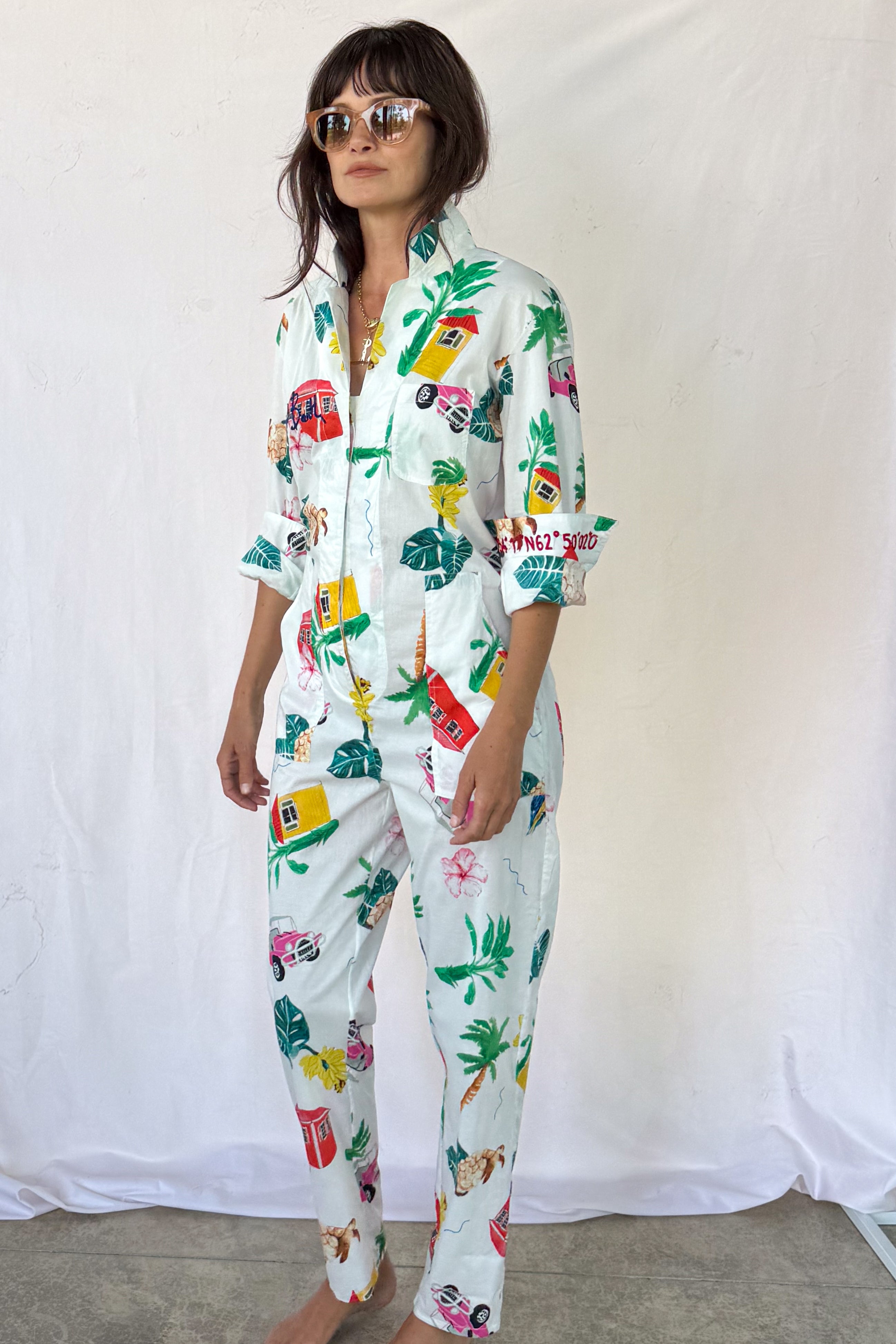 Jumping, Dancing, Cruising in St. Barth Jumpsuit
