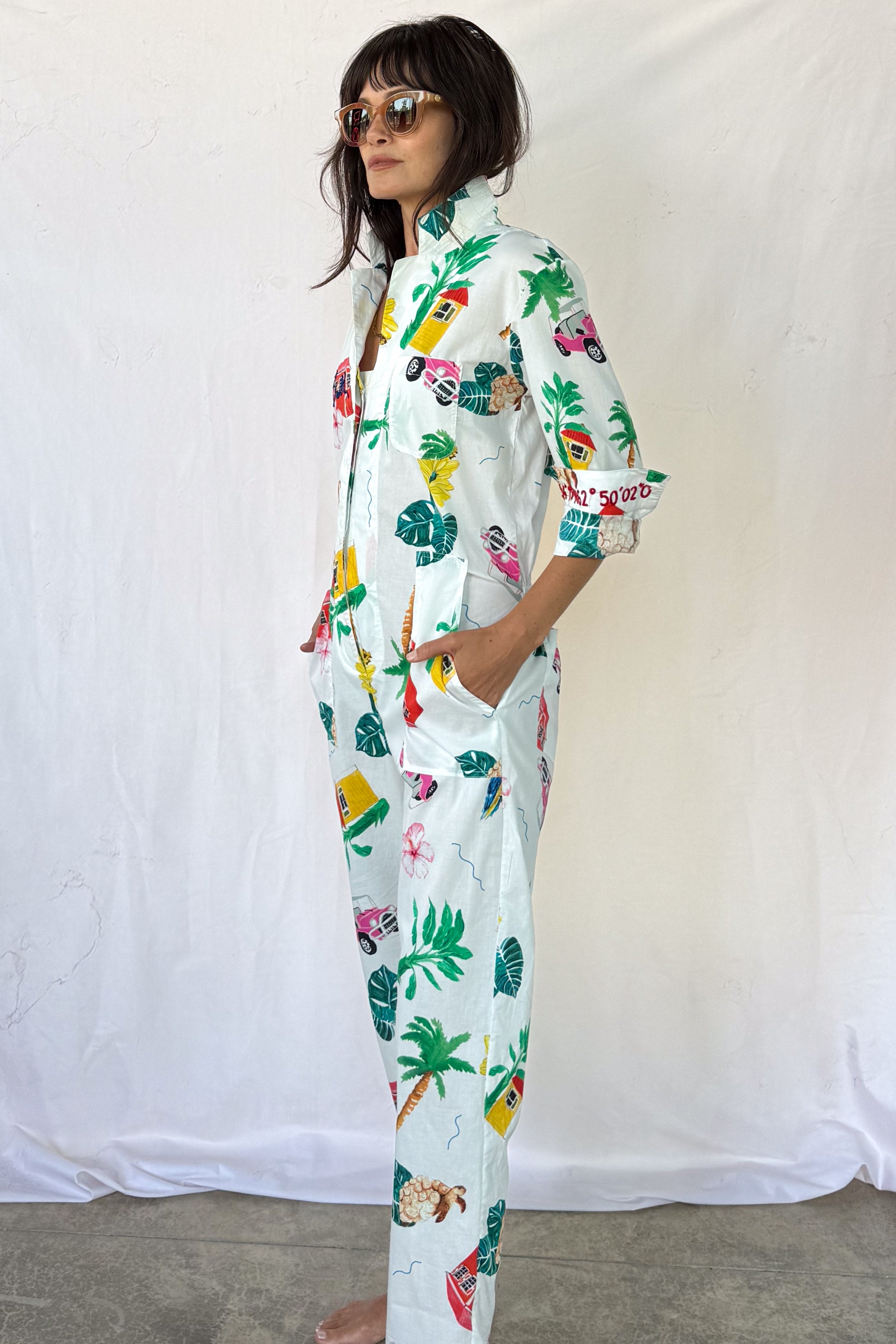 Jumping, Dancing, Cruising in St. Barth Jumpsuit