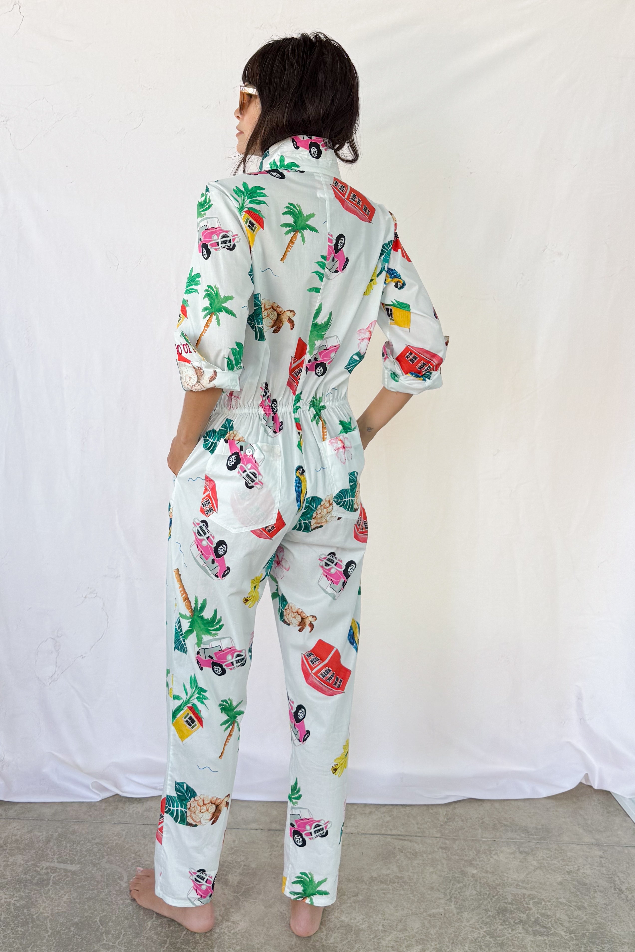 Jumping, Dancing, Cruising in St. Barth Jumpsuit
