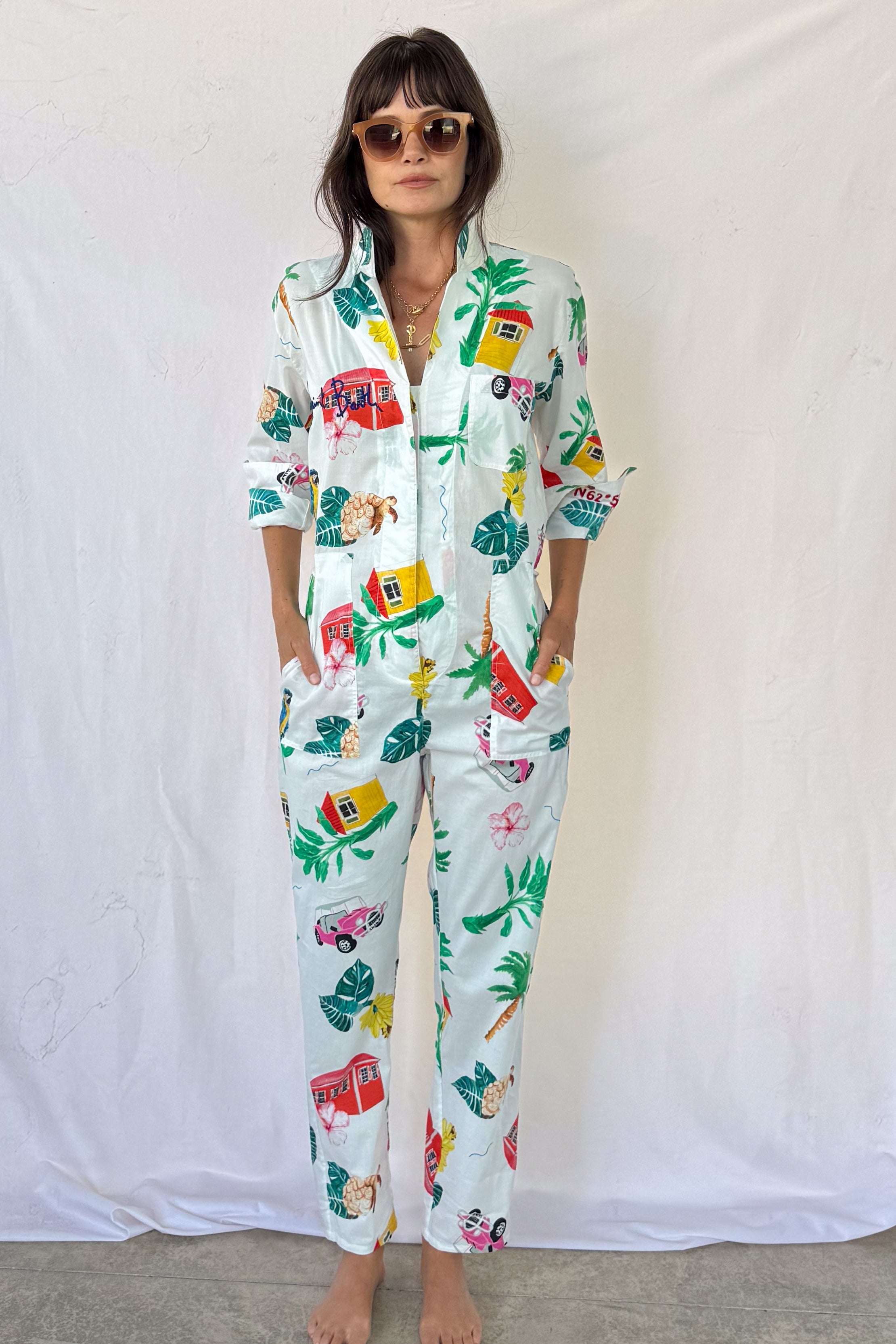 Jumping, Dancing, Cruising in St. Barth Jumpsuit