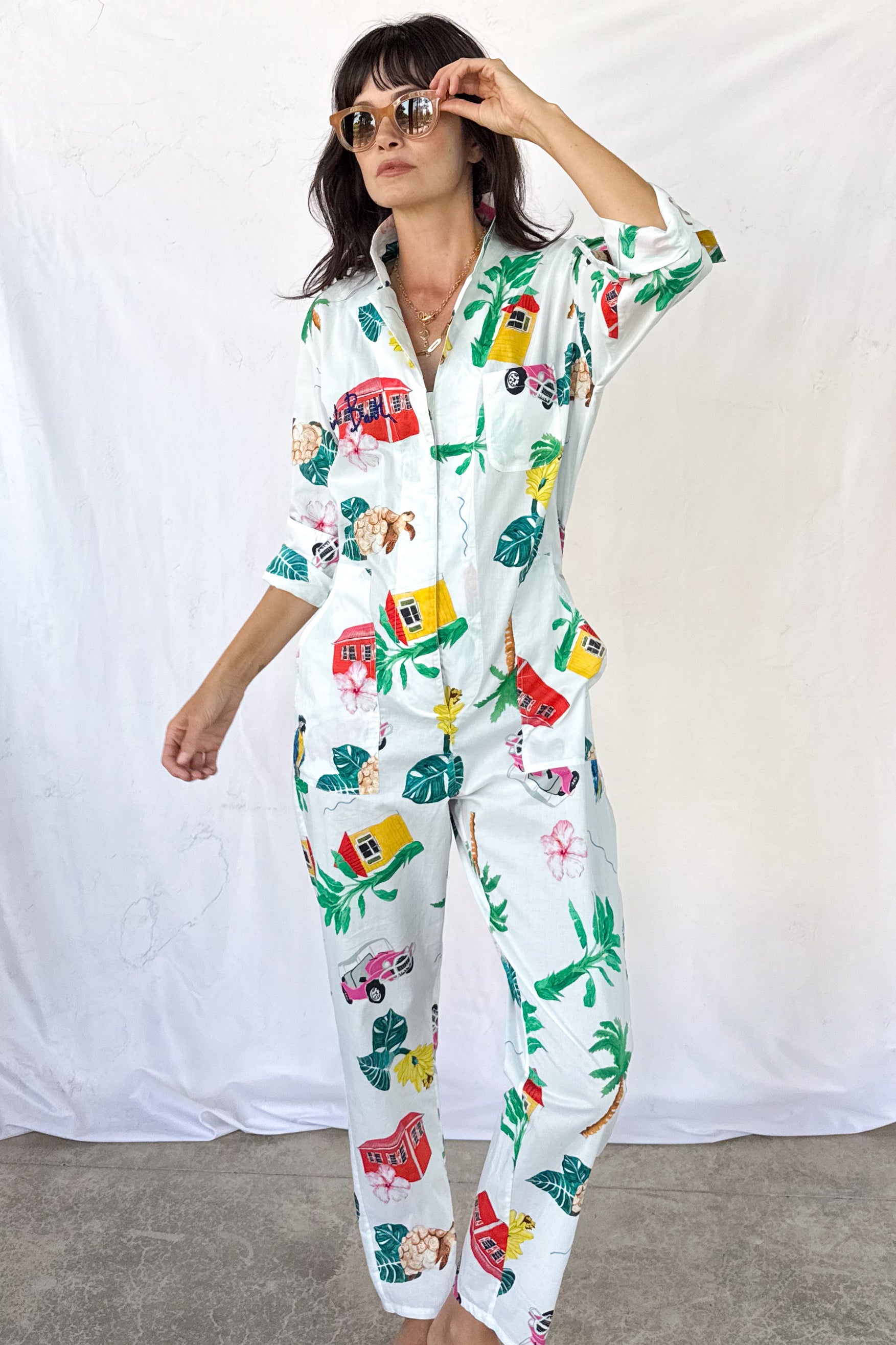 Jumping, Dancing, Cruising in St. Barth Jumpsuit