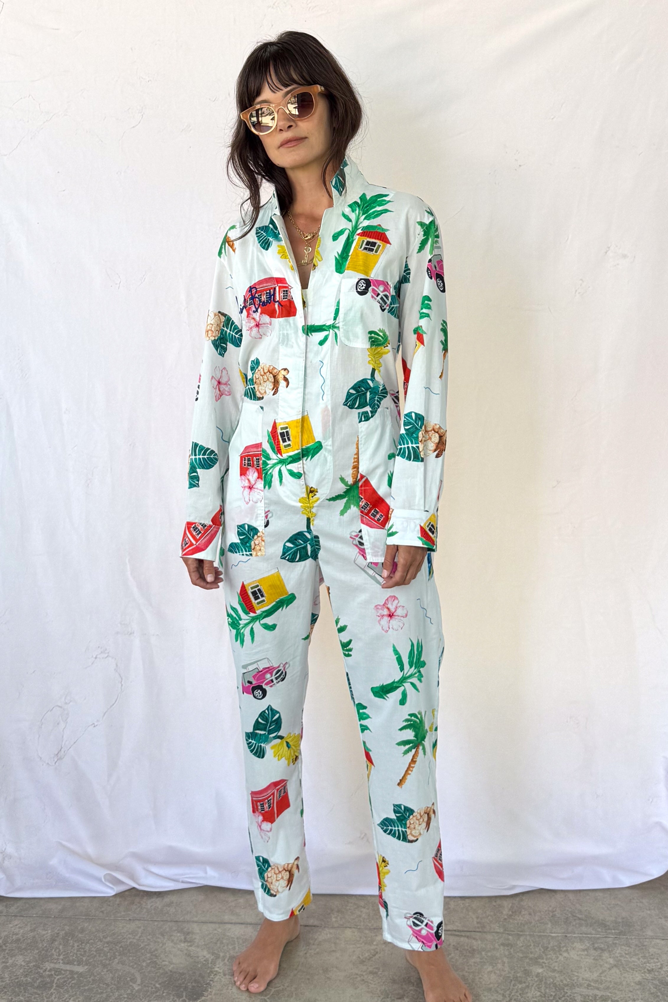 Jumping, Dancing, Cruising in St. Barth Jumpsuit