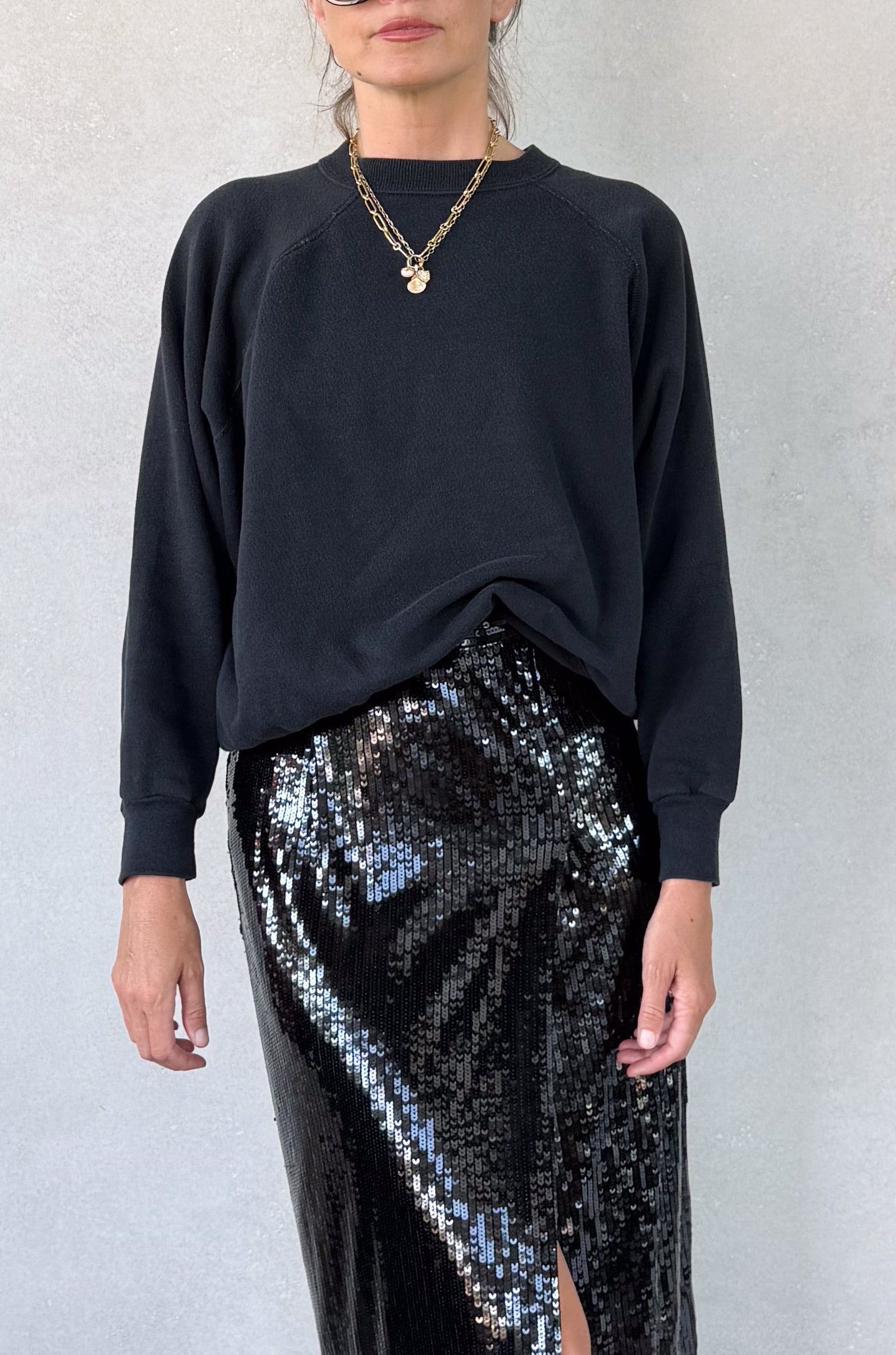 I Love You Sweatshirt - Black XS/S