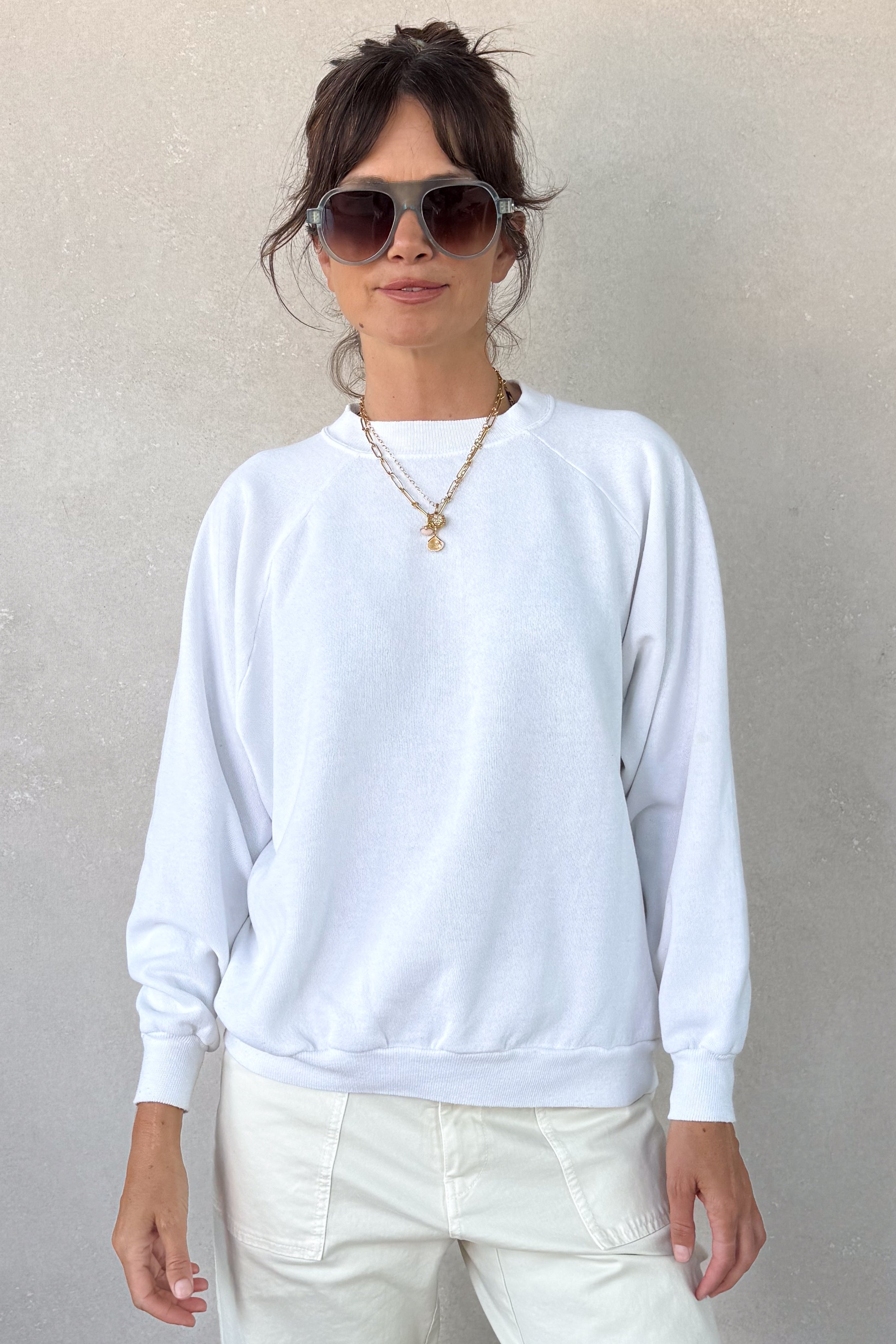 I Love You Sweatshirt - White XS/S