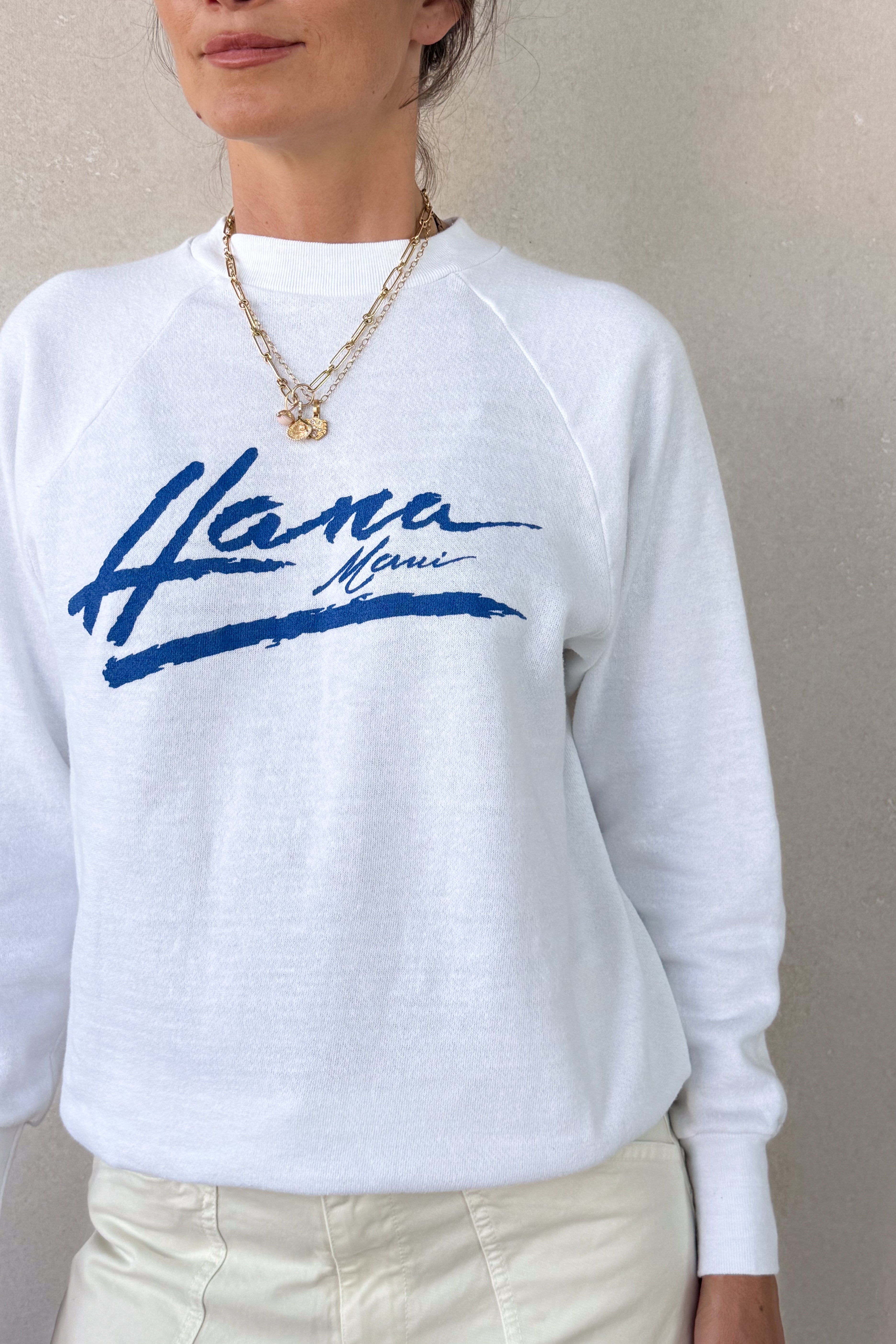 Tourist "Hana" Sweatshirt - White XS/S
