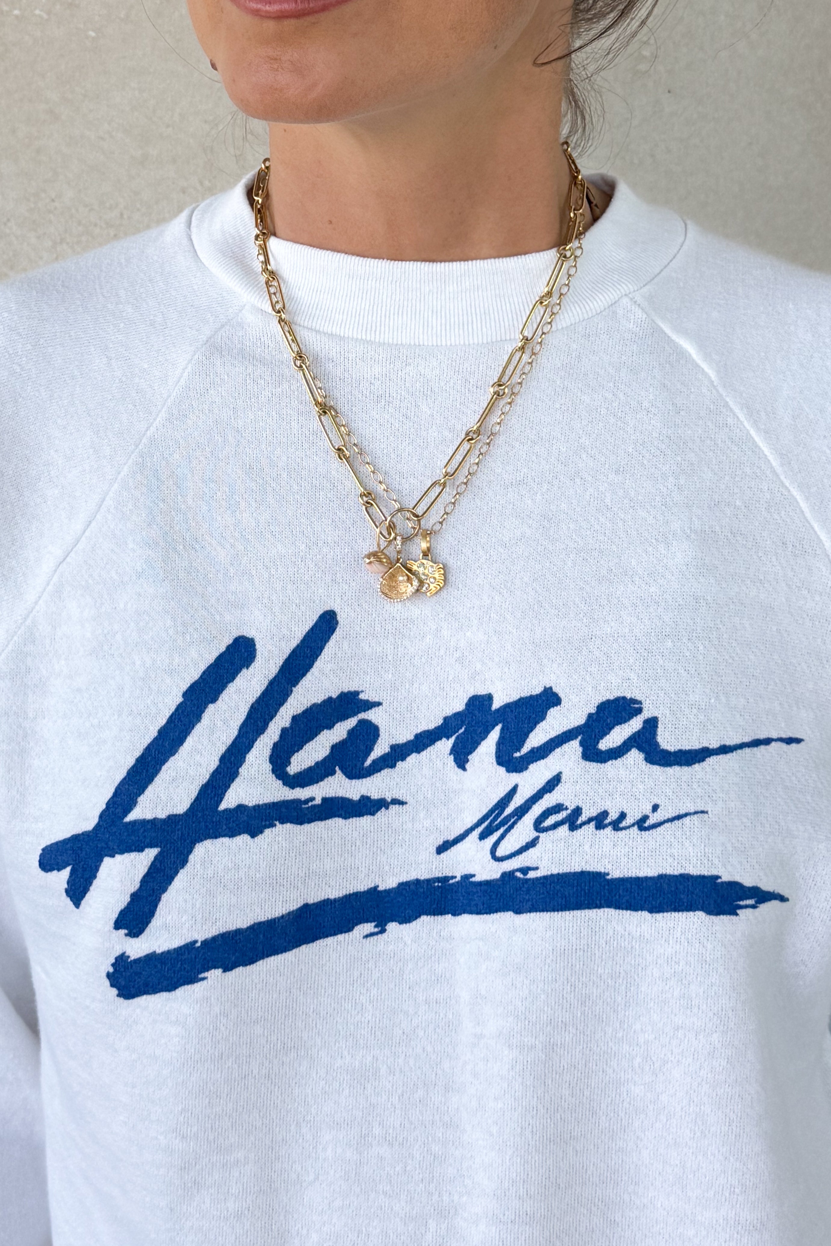 Tourist "Hana" Sweatshirt - White XS/S